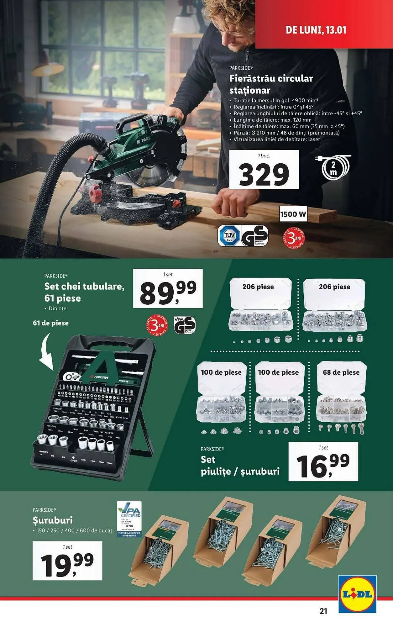 Catalog Catalog Lidl de la 13 ianuarie până la 19 ianuarie 2025 - Revista Pagina 21