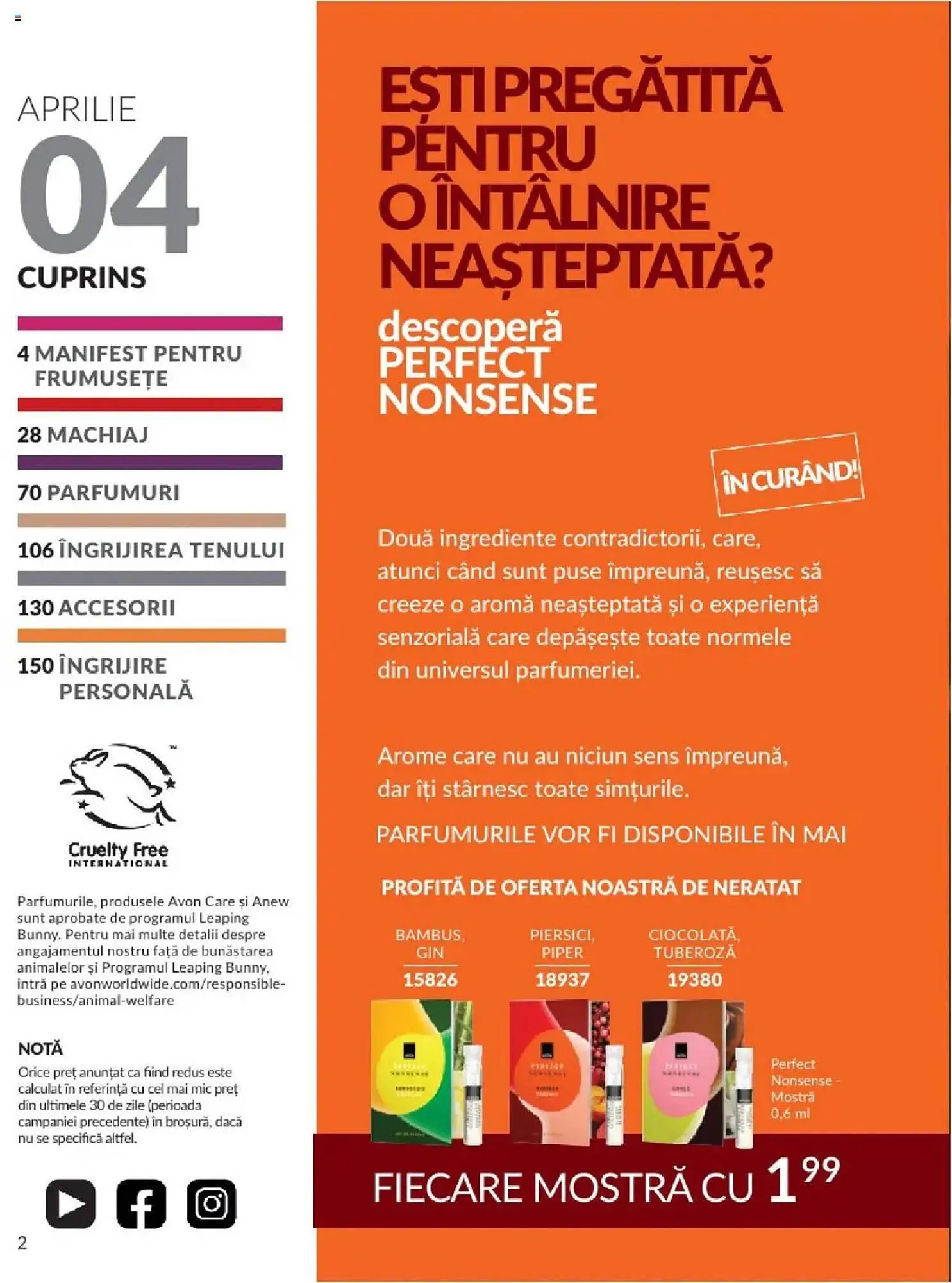 Catalog Catalog Avon de la 1 aprilie până la 30 aprilie 2025 - Revista Pagina 2