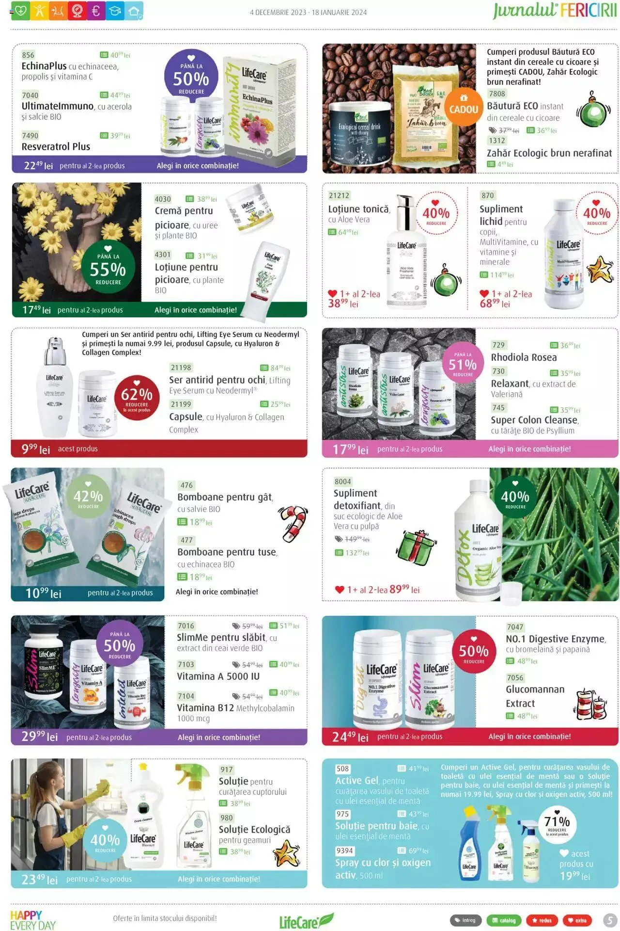 Catalog Life Care catalog - Jurnalul Fericirii Decembrie/Ianuarie de la 4 decembrie până la 18 ianuarie 2024 - Revista Pagina 5