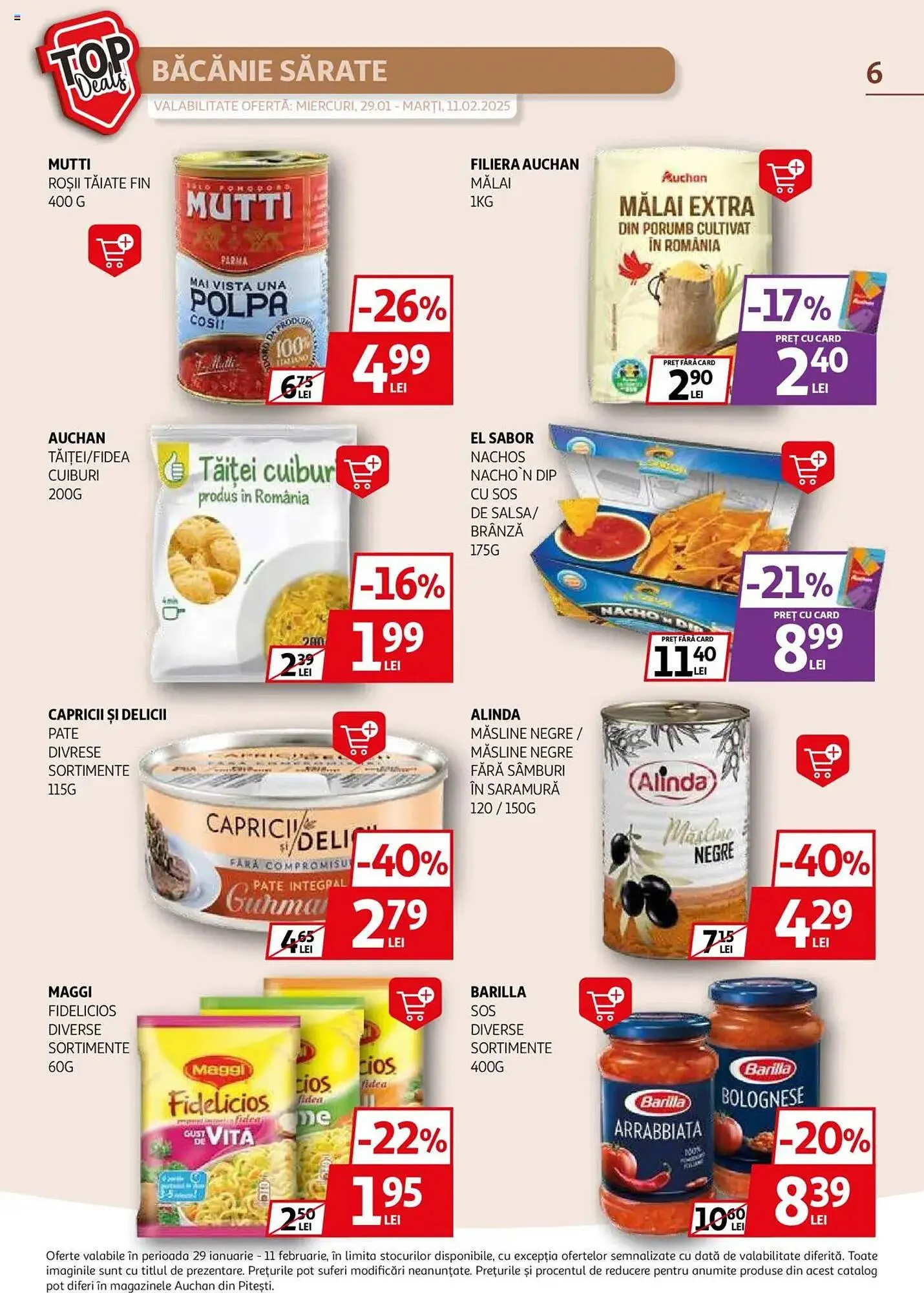 Catalog Catalog Auchan de la 29 ianuarie până la 11 februarie 2025 - Revista Pagina 6