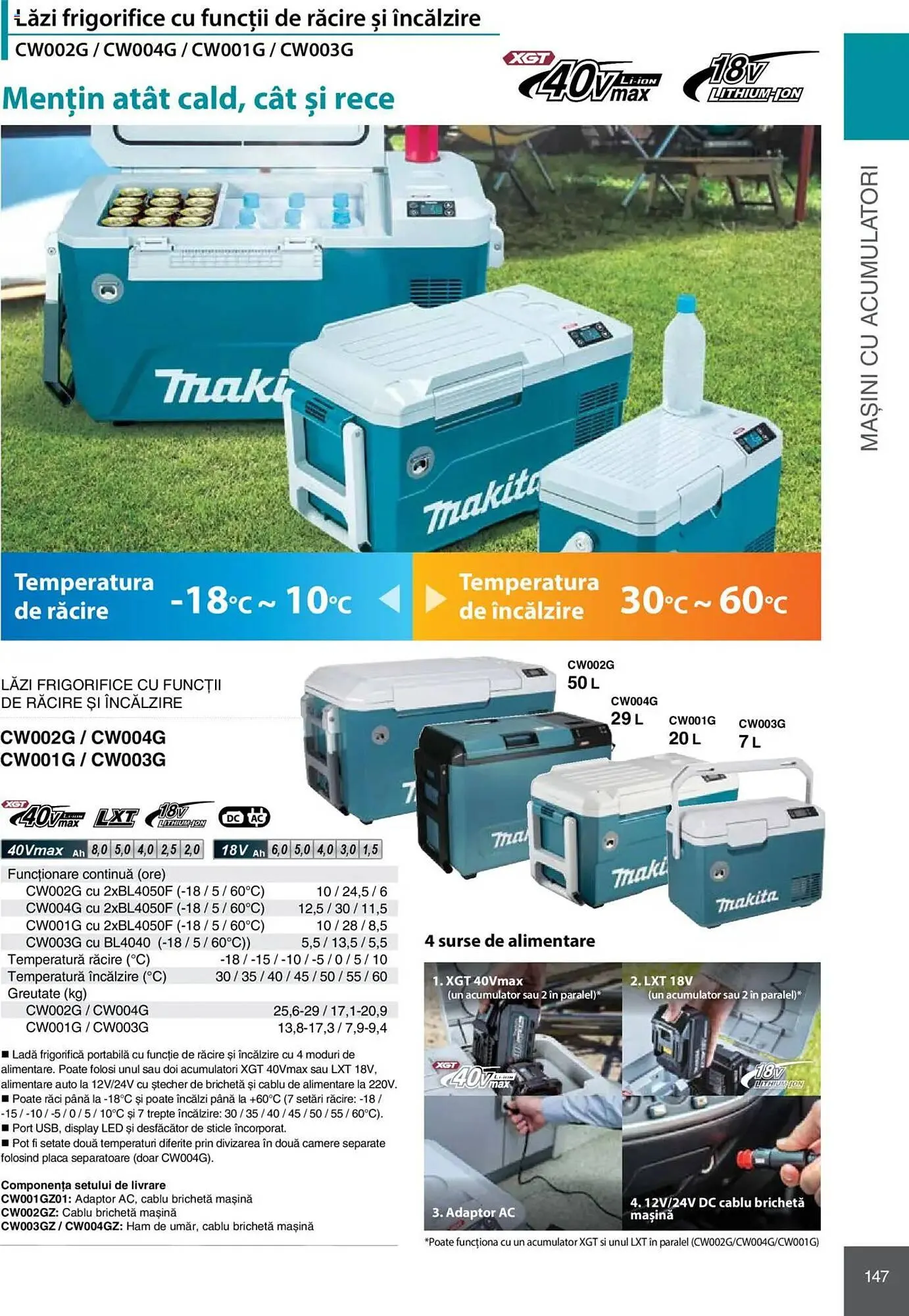 Catalog Catalog Makita de la 8 ianuarie până la 31 decembrie 2025 - Revista Pagina 147