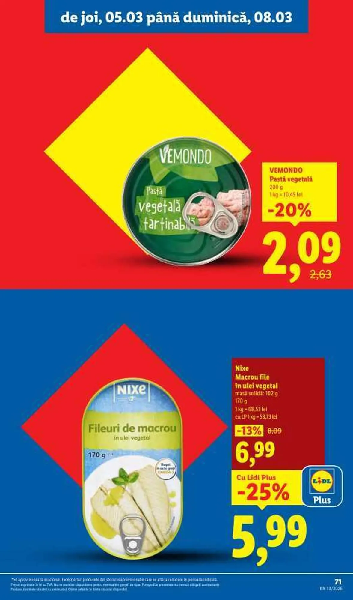 Catalog Catalog Lidl de la 2 martie până la 8 martie 2026 - Revista Pagina 71