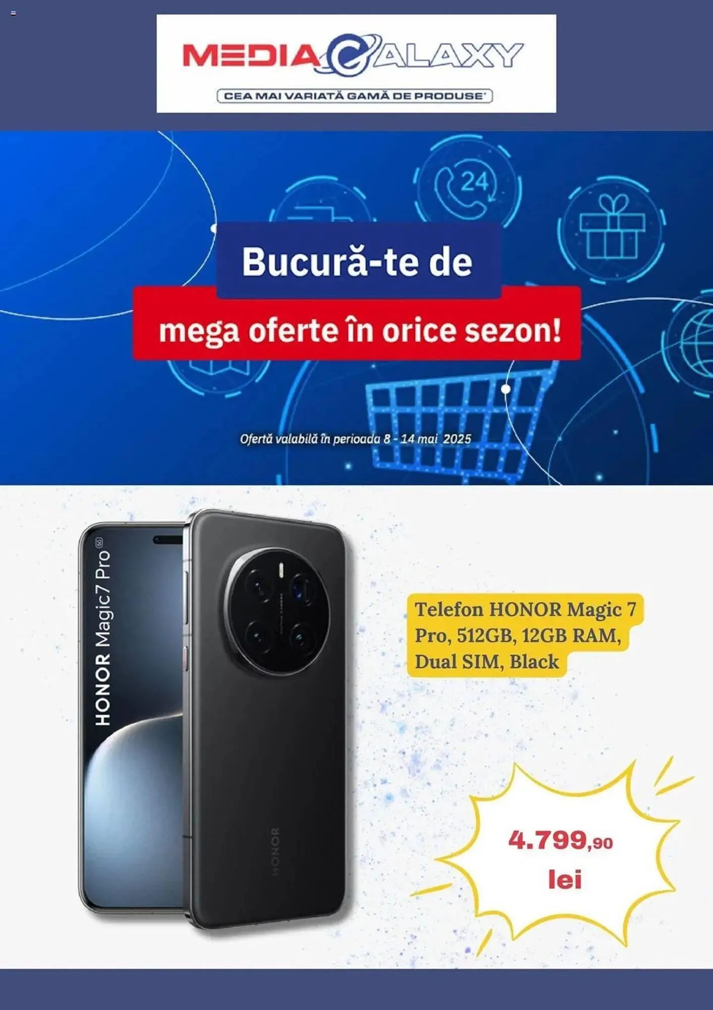 Catalog Catalog Media Galaxy de la 8 mai până la 14 mai 2025 - Revista Pagina 1