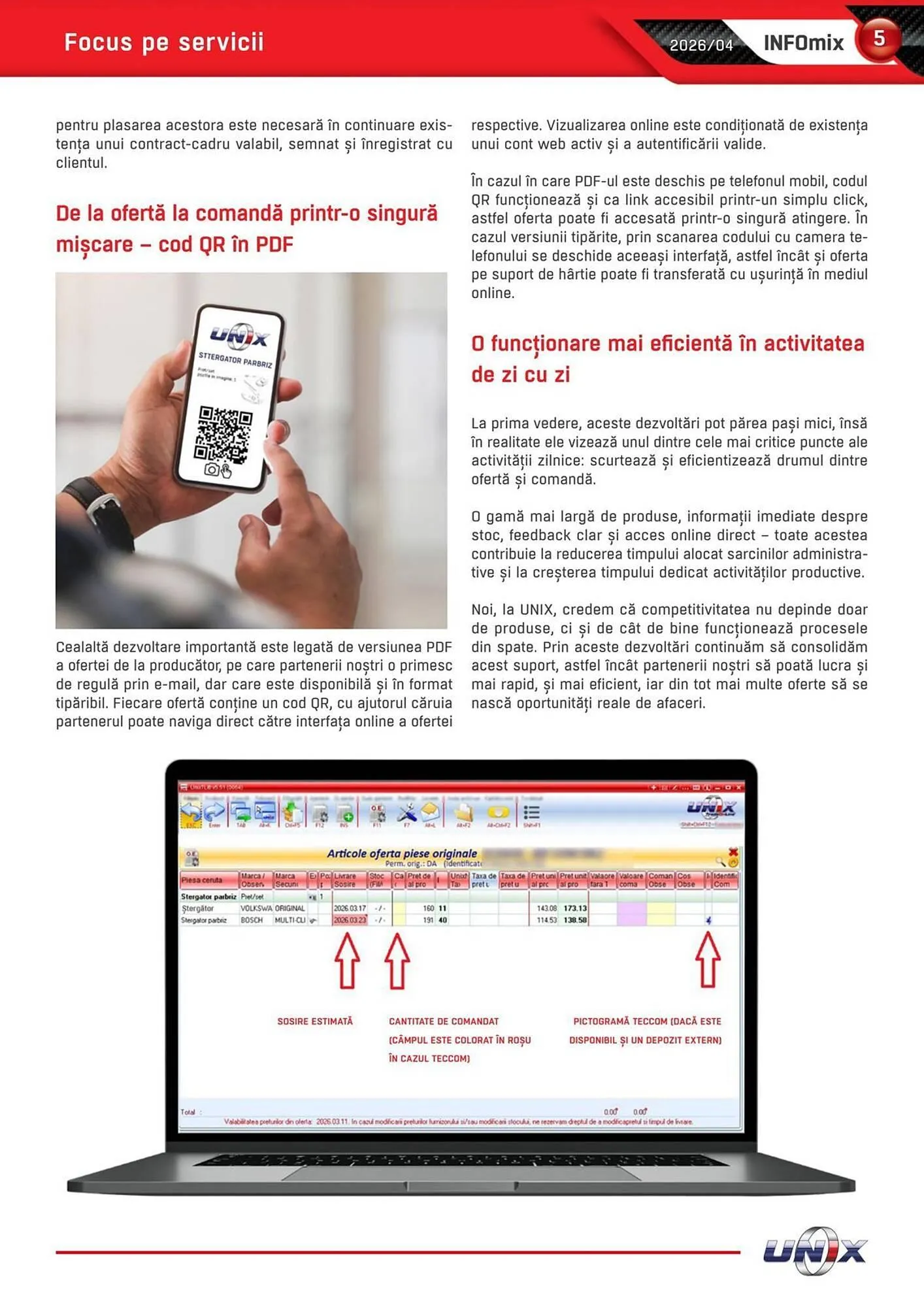 Catalog Catalog UNIX Auto de la 1 aprilie până la 30 aprilie 2026 - Revista Pagina 5