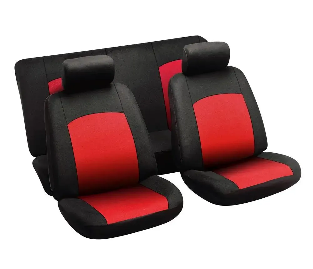 Set huse auto Confort Li Pico, Negru/Rosu