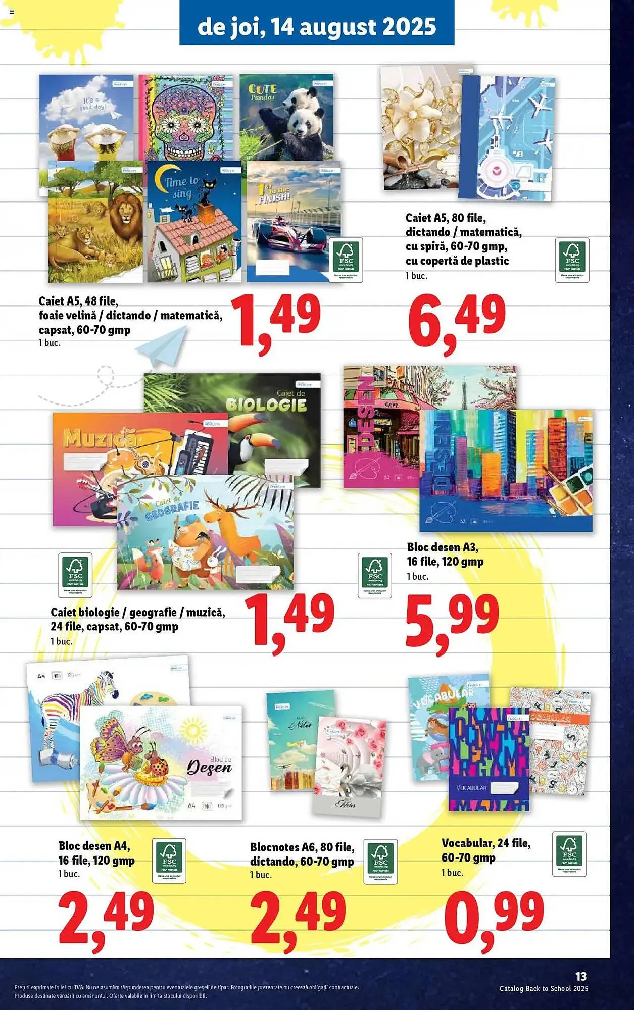 Catalog Catalog Lidl de la 11 august până la 31 august 2025 - Revista Pagina 13