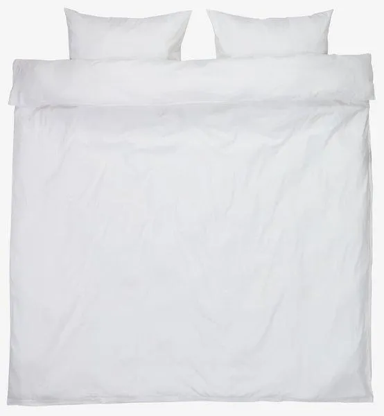 Lenjerie pat satin BARBO 200x220 albă