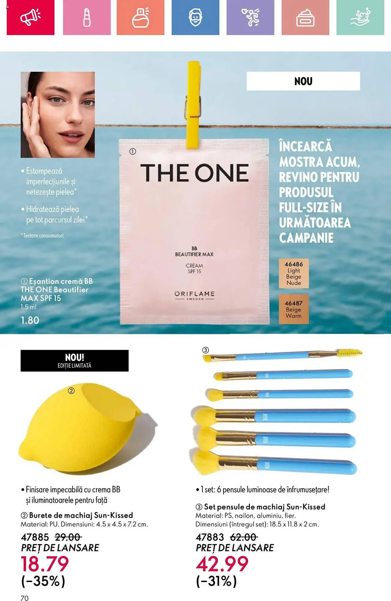 Catalog Catalog Oriflame de la 15 iunie până la 5 iulie 2025 - Revista Pagina 70