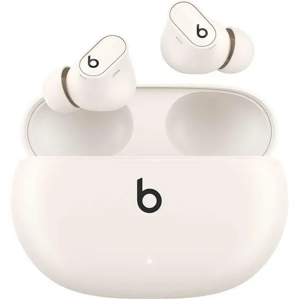 Casti BEATS Studio Buds +, True Wireless, Bluetooth, In-Ear, Microfon, Noise Cancelling, Ivory