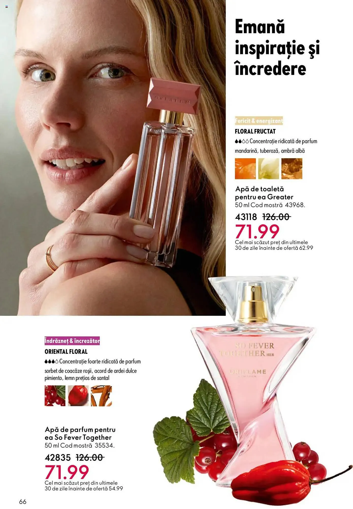 Catalog Catalog Oriflame de la 22 octombrie până la 11 noiembrie 2025 - Revista Pagina 66