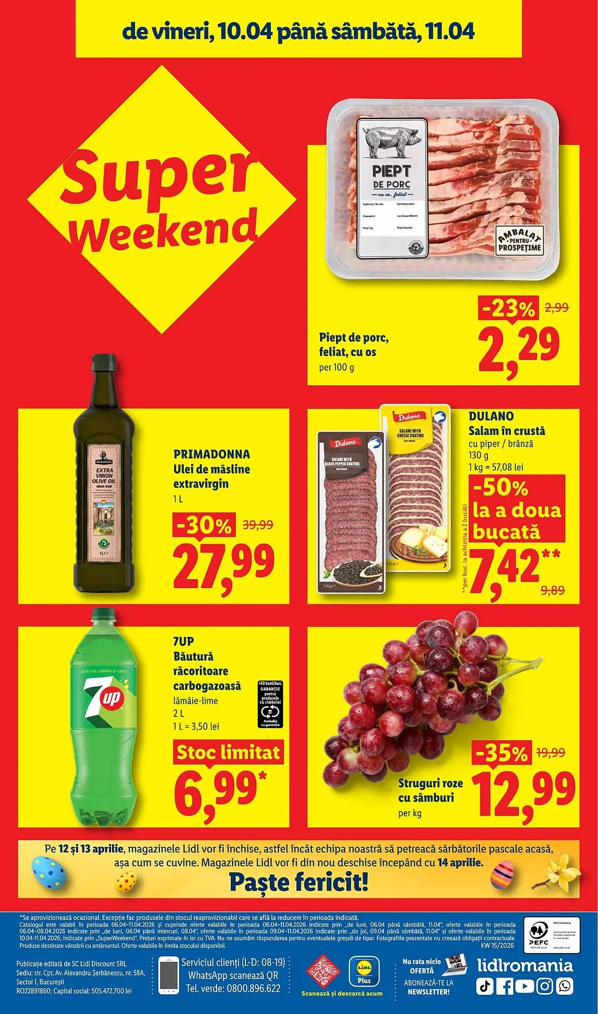 Catalog Catalog Lidl de la 6 aprilie până la 11 aprilie 2026 - Revista Pagina 100
