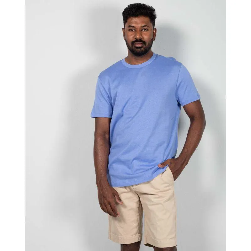 Bluza uni din bumbac tricotat cu maneca scurta 24EPY28004