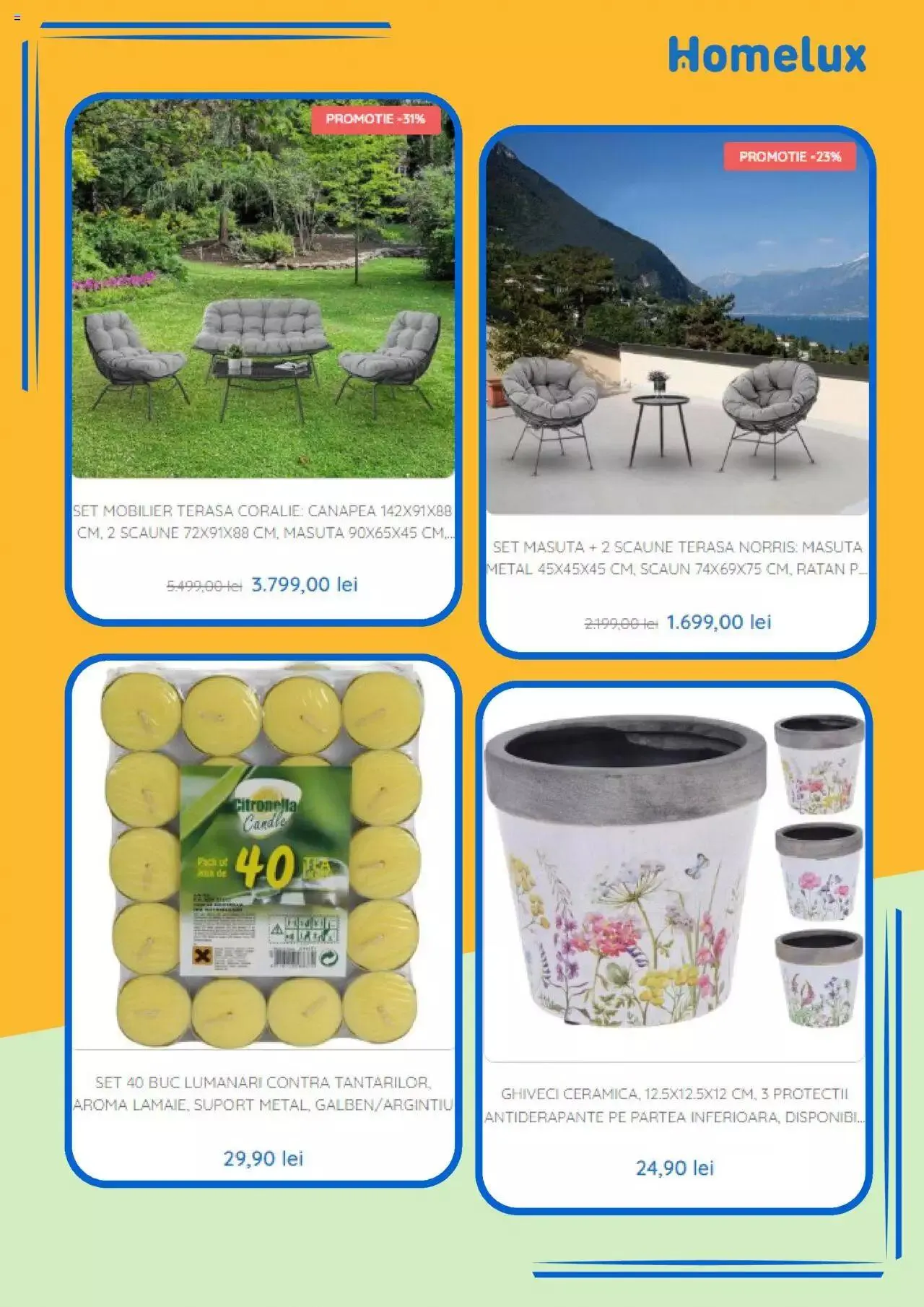 Catalog Catalog Homelux de la 5 iulie până la 31 decembrie 2023 - Revista Pagina 6