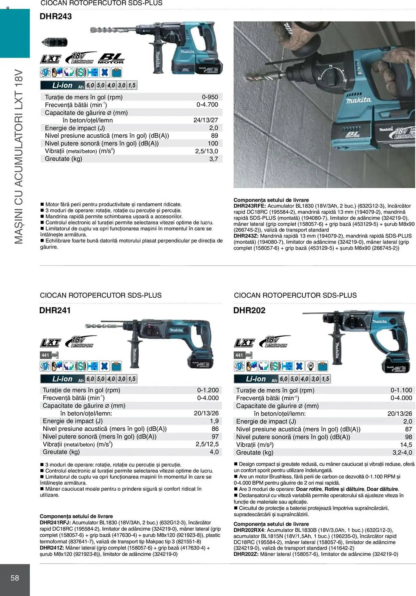 Catalog Catalog Makita de la 8 ianuarie până la 31 decembrie 2025 - Revista Pagina 58