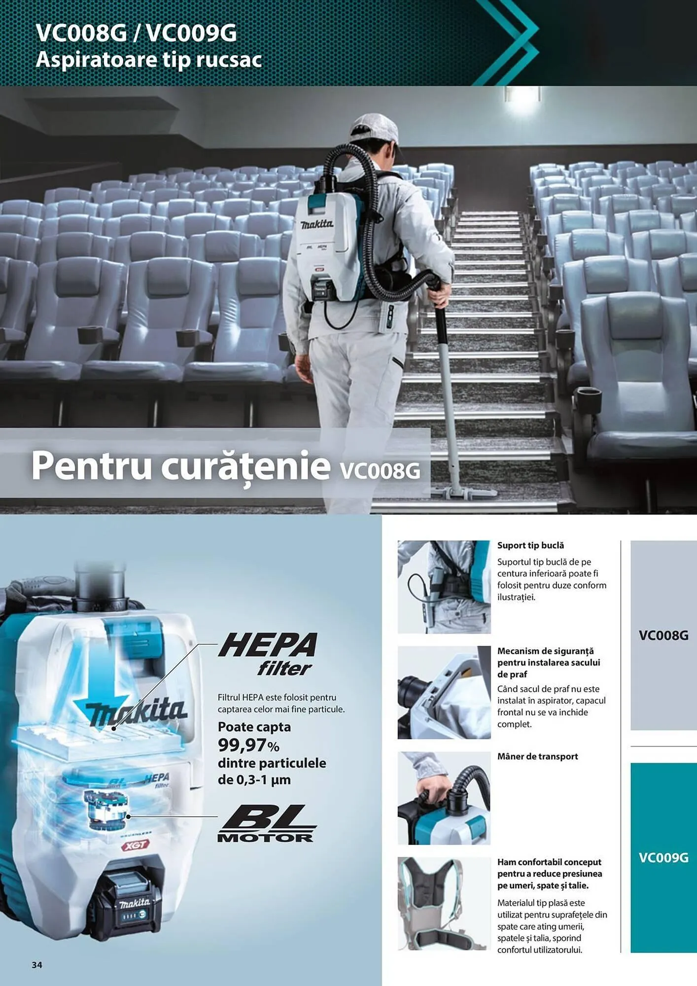 Catalog Сatalog Makita de la 19 iunie până la 31 decembrie 2024 - Revista Pagina 34