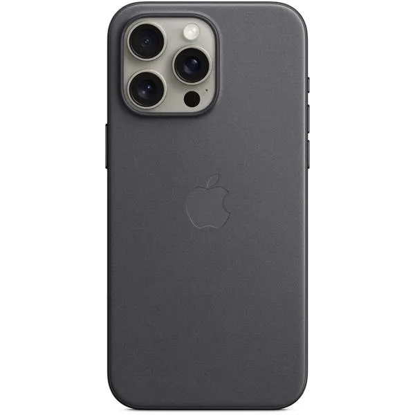 Husa telefon APPLE iPhone 15 Pro Max FineWoven Case cu MagSafe - Black, MT4V3ZM/A