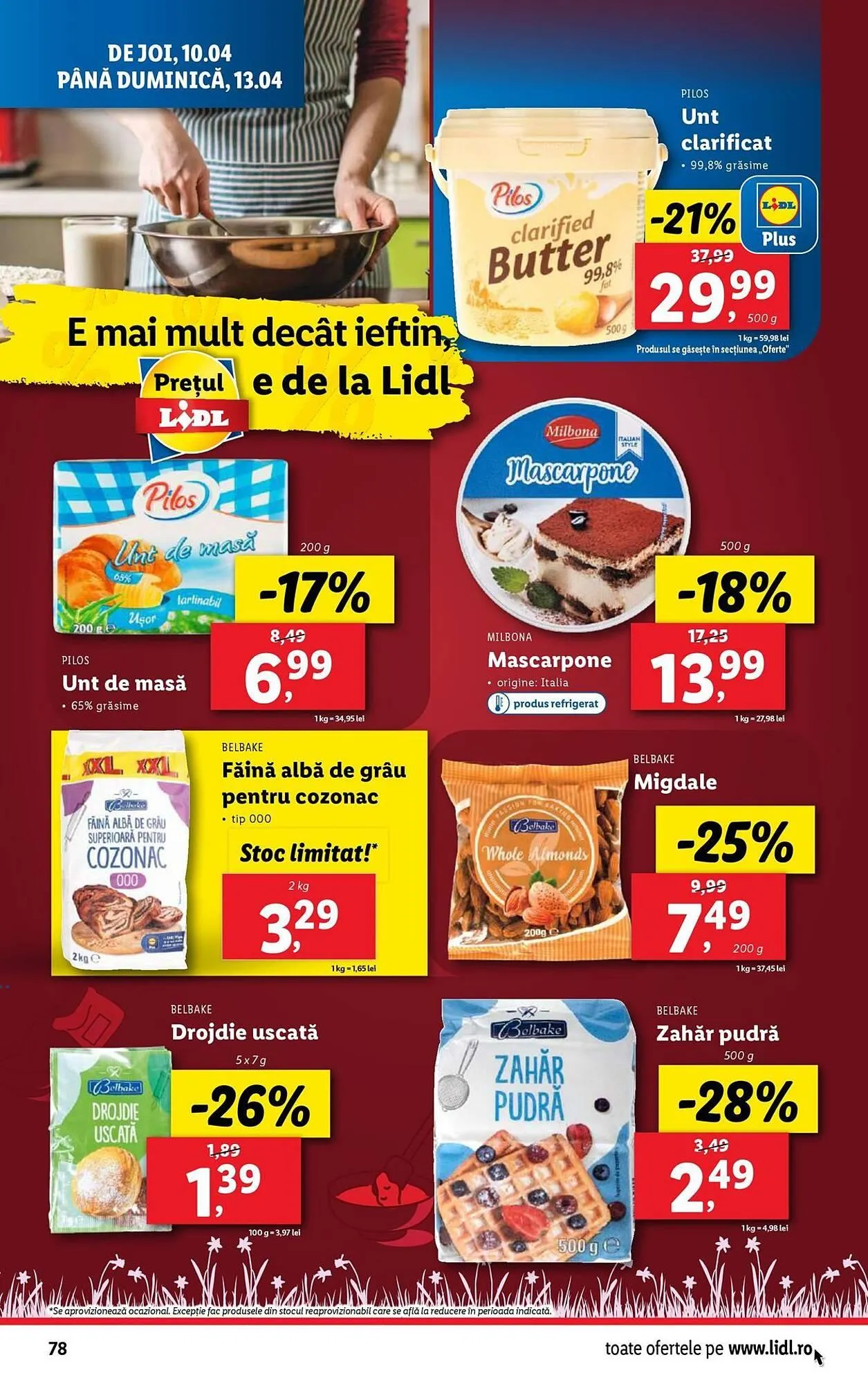 Catalog Catalog Lidl de la 7 aprilie până la 13 aprilie 2025 - Revista Pagina 78