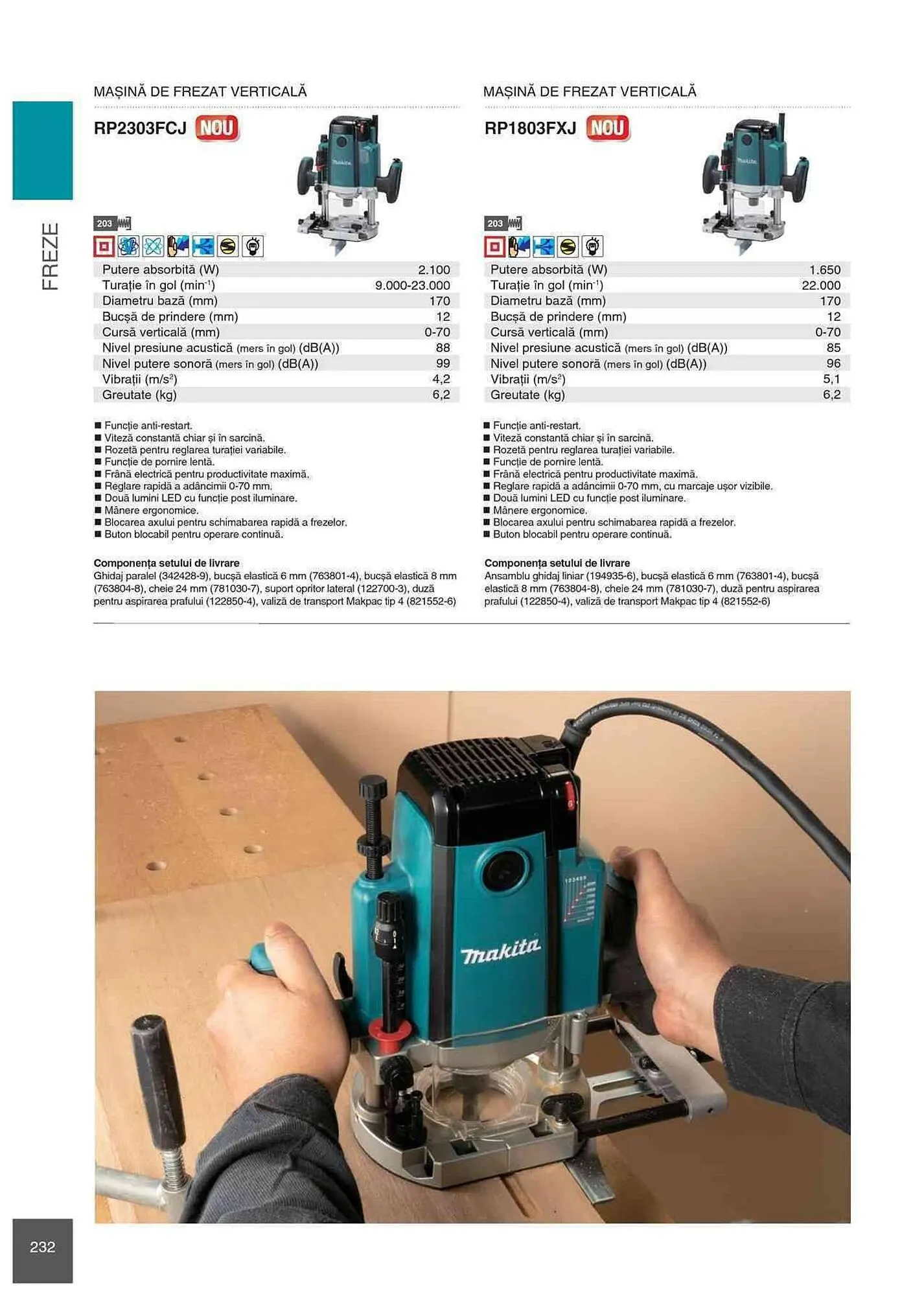 Catalog Makita catalog de la 1 ianuarie până la 31 decembrie 2023 - Revista Pagina 232