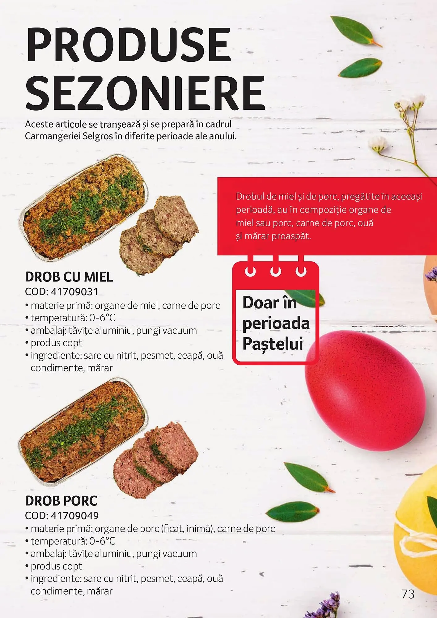 Catalog Catalog Selgros de la 3 octombrie până la 30 noiembrie 2025 - Revista Pagina 73