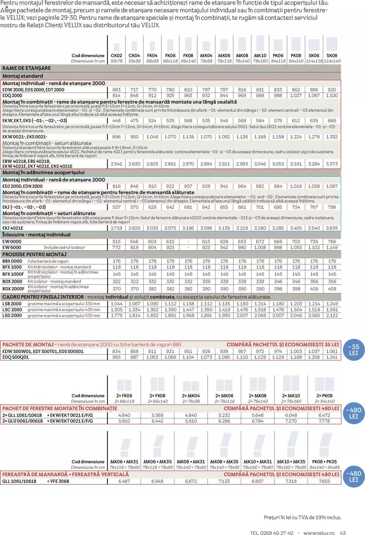 Catalog Catalog Velux de la 28 martie până la 31 decembrie 2023 - Revista Pagina 43