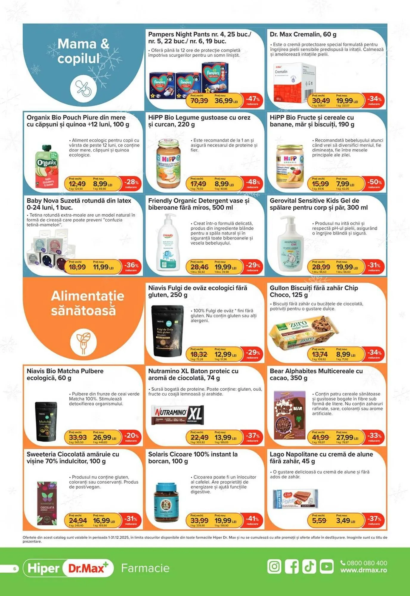 Catalog Catalog Dr.Max de la 1 decembrie până la 31 decembrie 2025 - Revista Pagina 6