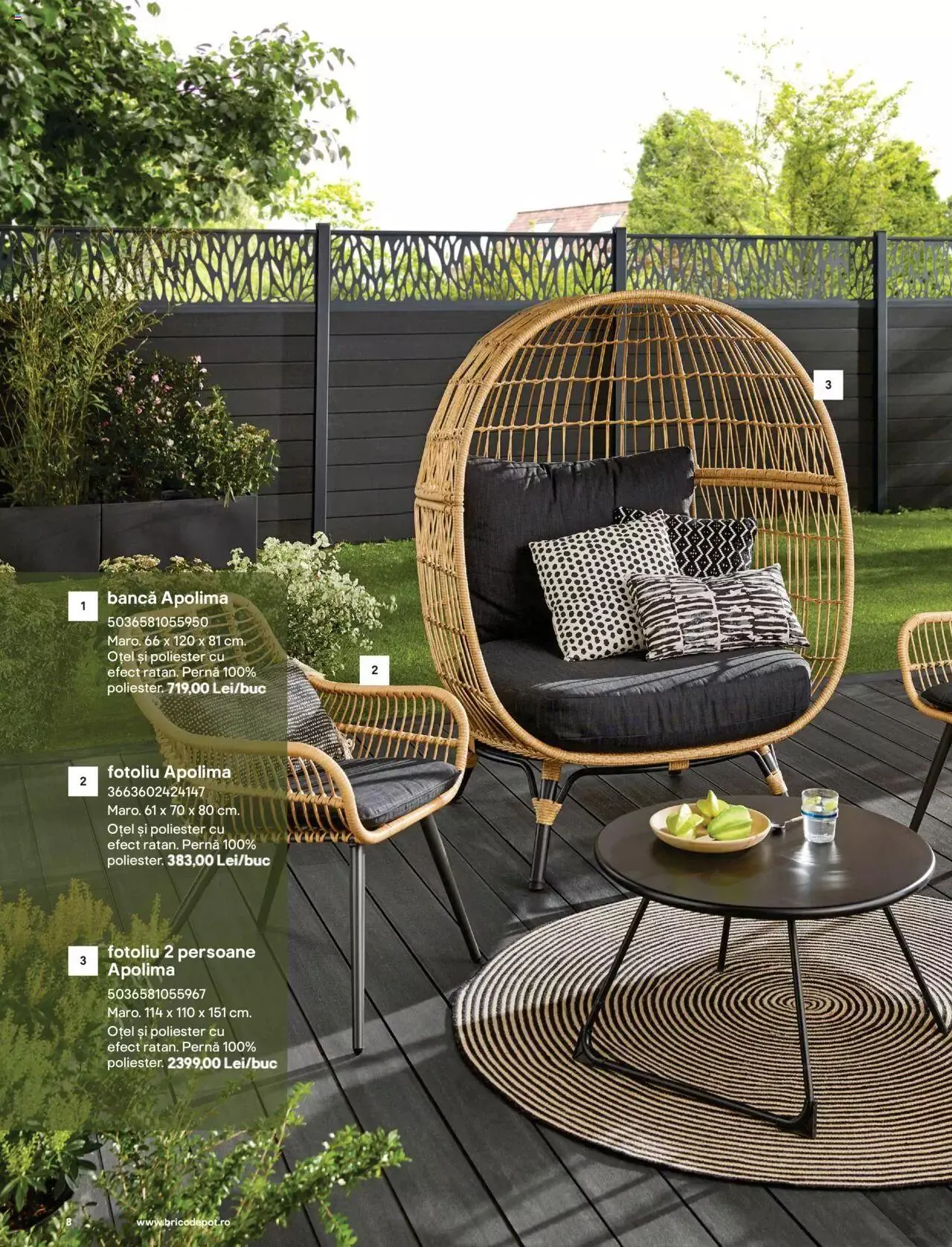 Catalog Brico Depot catalog - Bucuria momentelor de la 1 iunie până la 30 septembrie 2023 - Revista Pagina 8