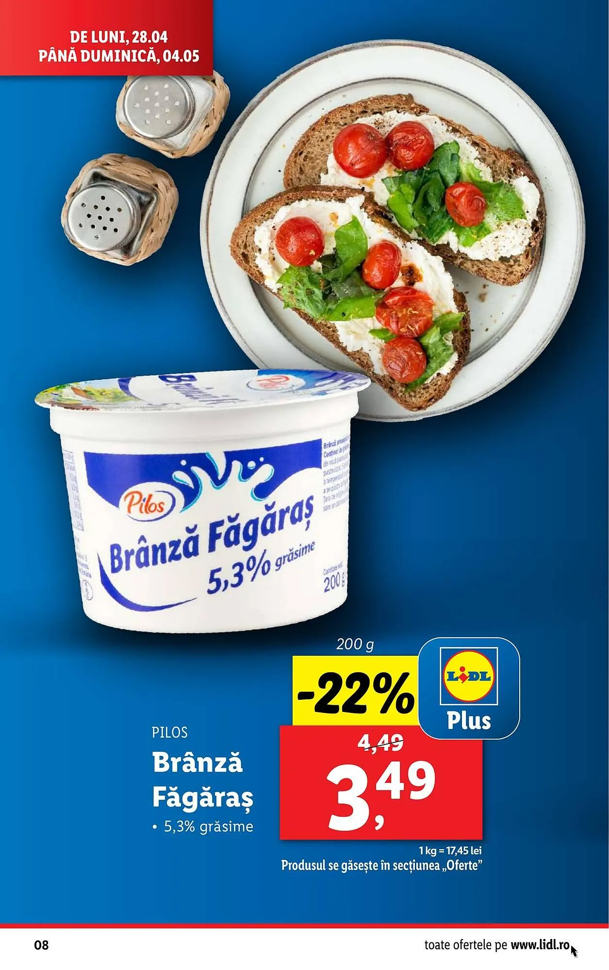 Catalog Catalog Lidl de la 22 aprilie până la 27 aprilie 2025 - Revista Pagina 8