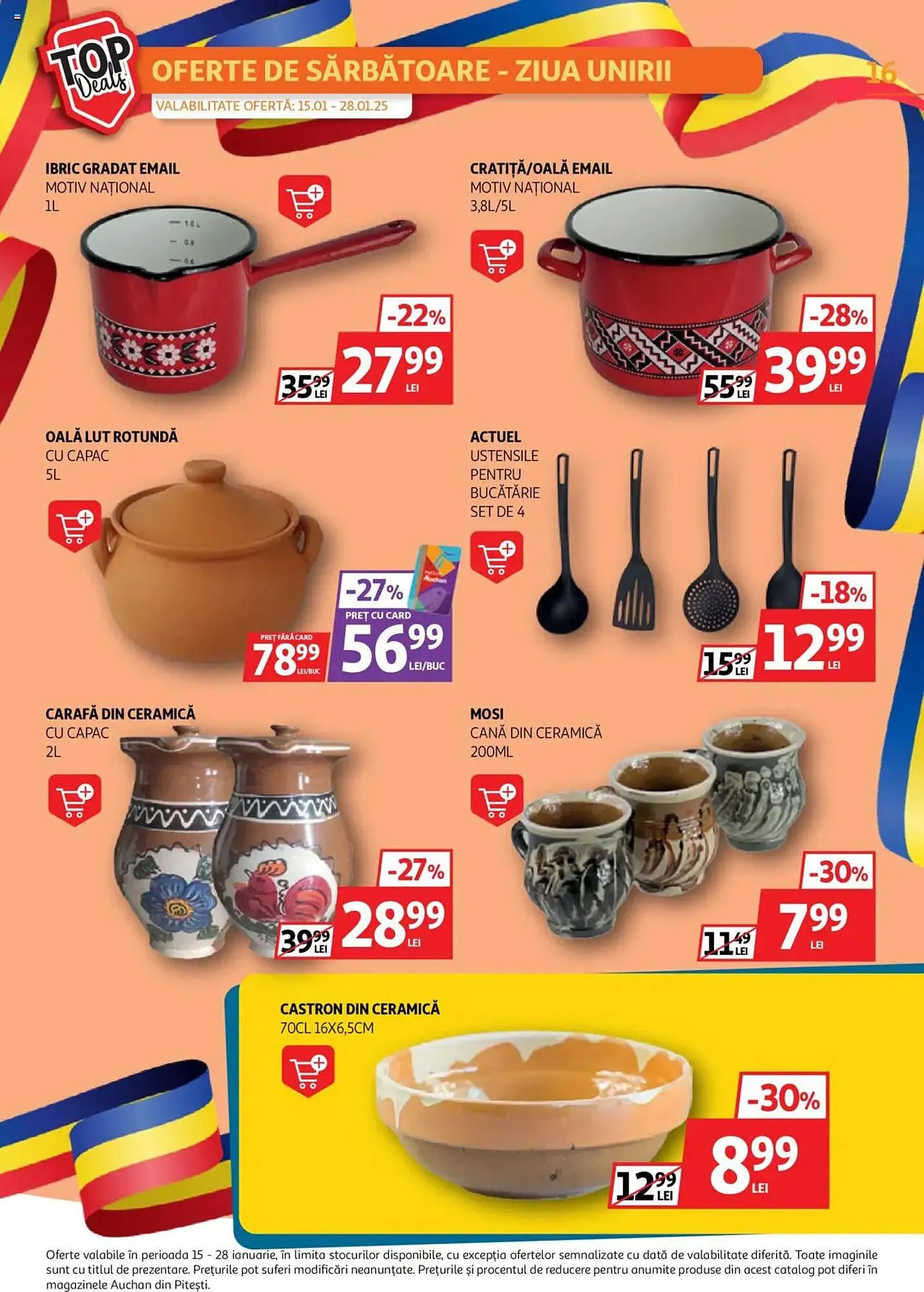 Catalog Catalog Auchan de la 15 ianuarie până la 28 ianuarie 2025 - Revista Pagina 16