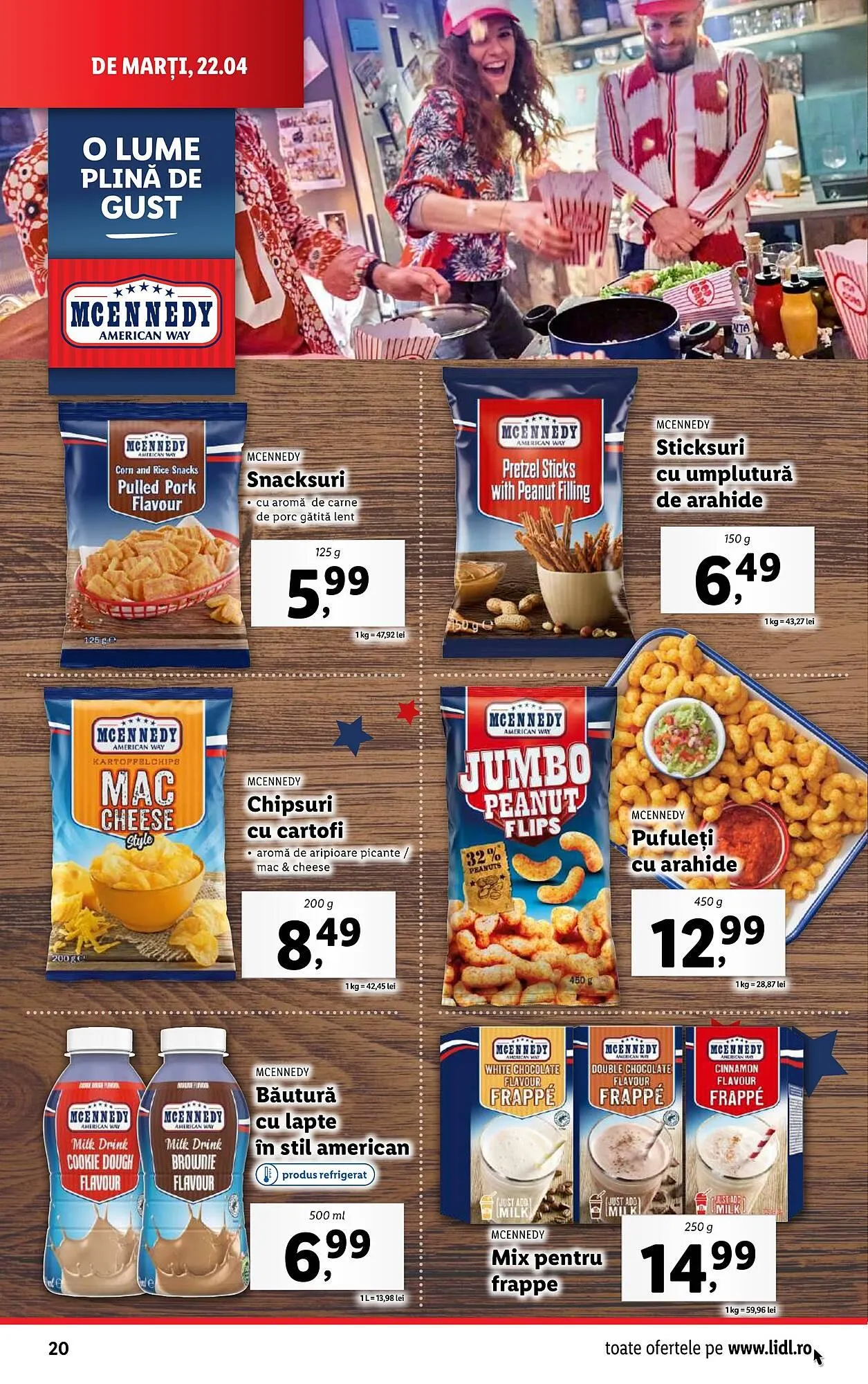 Catalog Catalog Lidl de la 22 aprilie până la 27 aprilie 2025 - Revista Pagina 20