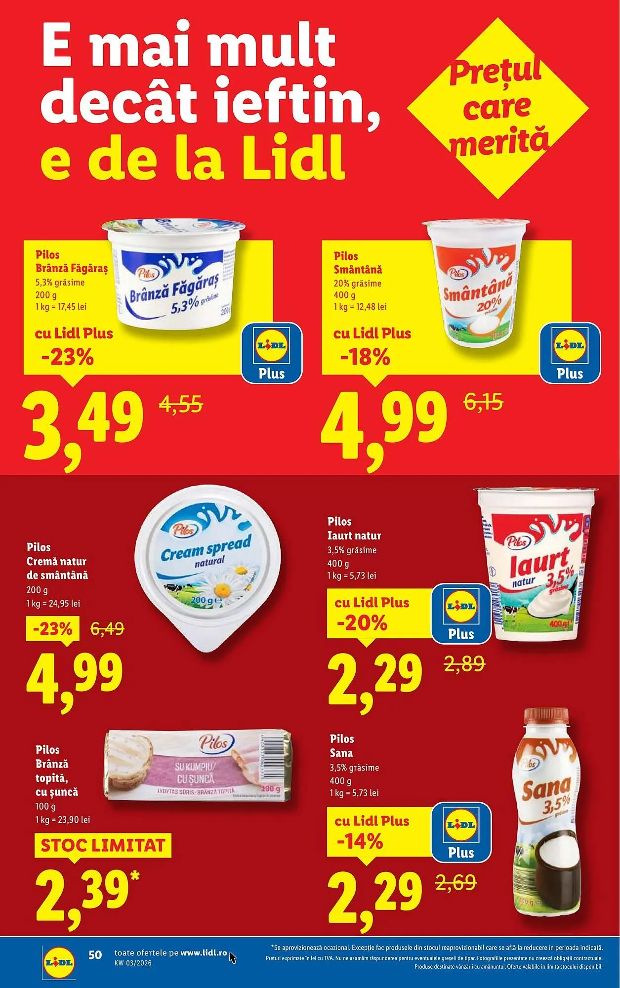 Catalog Catalog Lidl de la 12 ianuarie până la 18 ianuarie 2026 - Revista Pagina 50