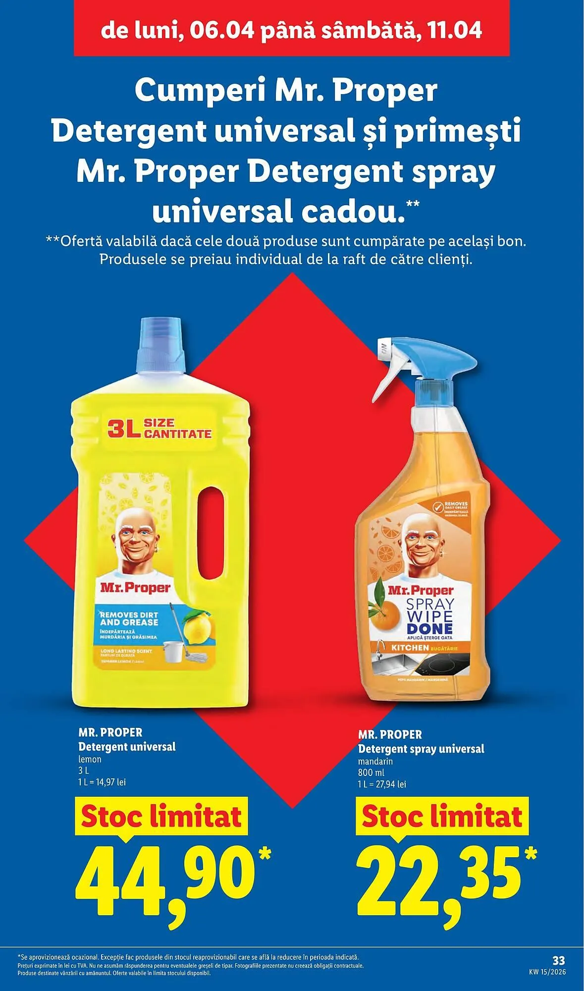 Catalog Catalog Lidl de la 6 aprilie până la 11 aprilie 2026 - Revista Pagina 33