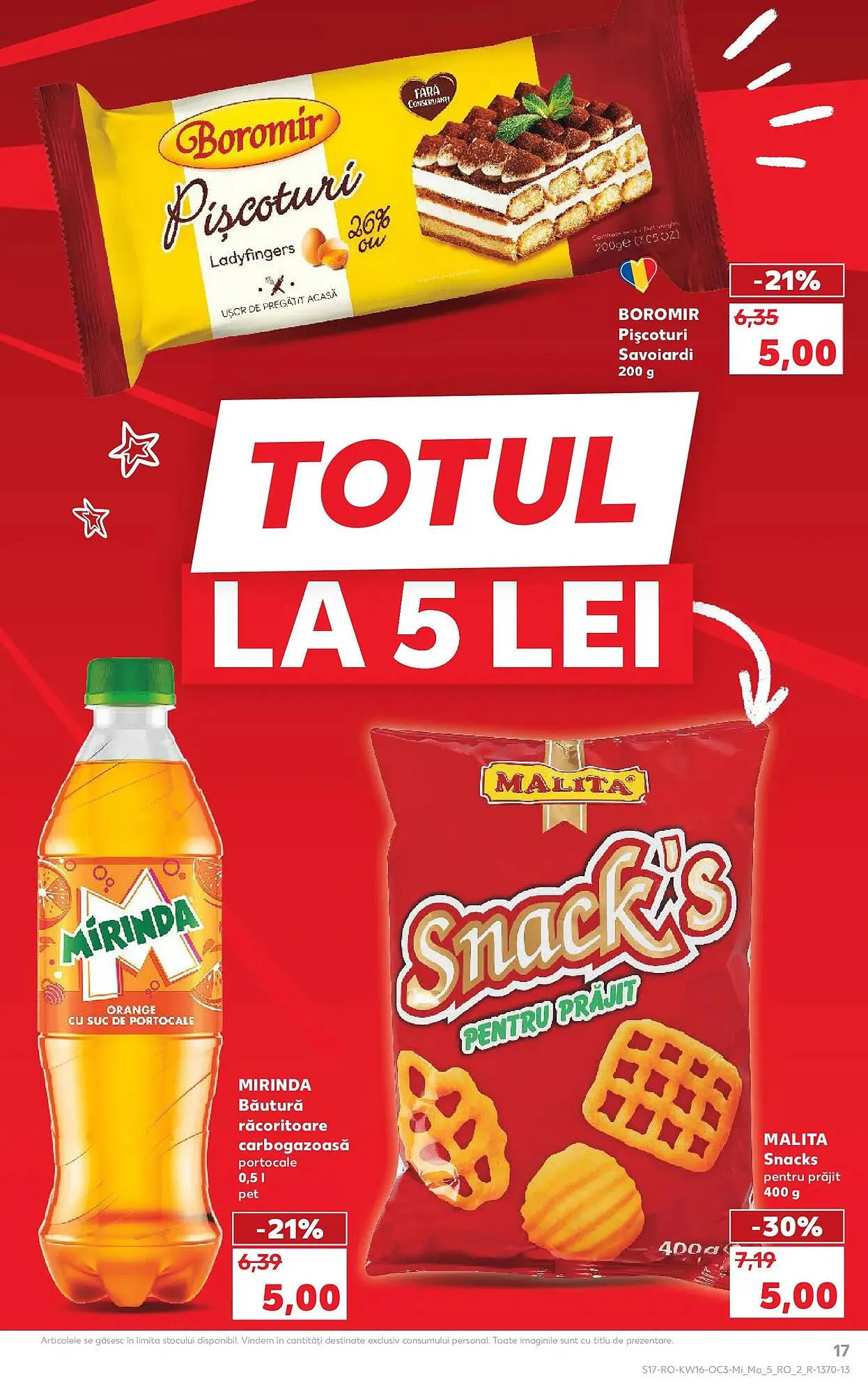 Catalog Catalog Kaufland de la 15 aprilie până la 21 aprilie 2026 - Revista Pagina 17