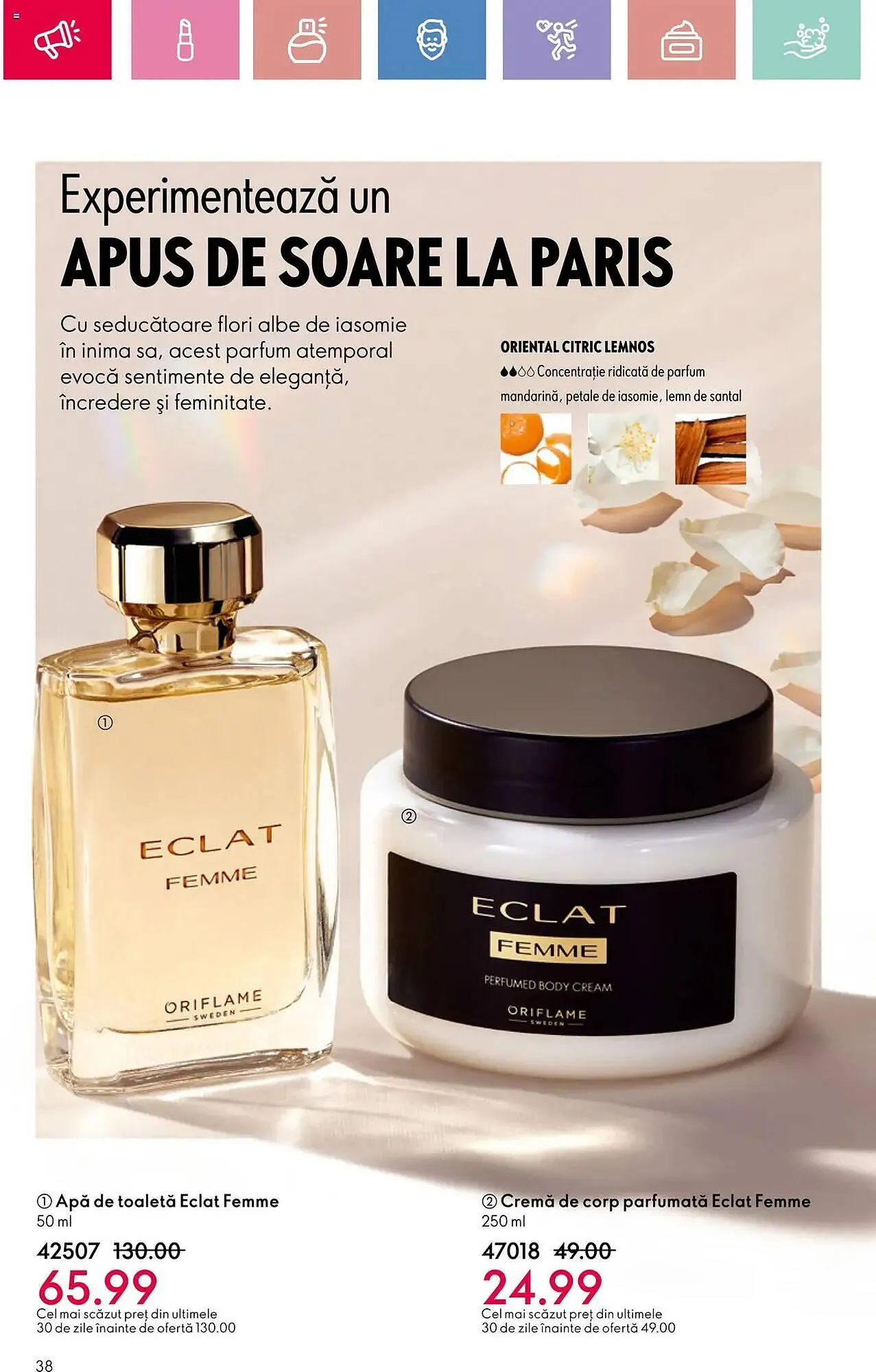 Catalog Catalog Oriflame de la 23 martie până la 12 aprilie 2025 - Revista Pagina 38