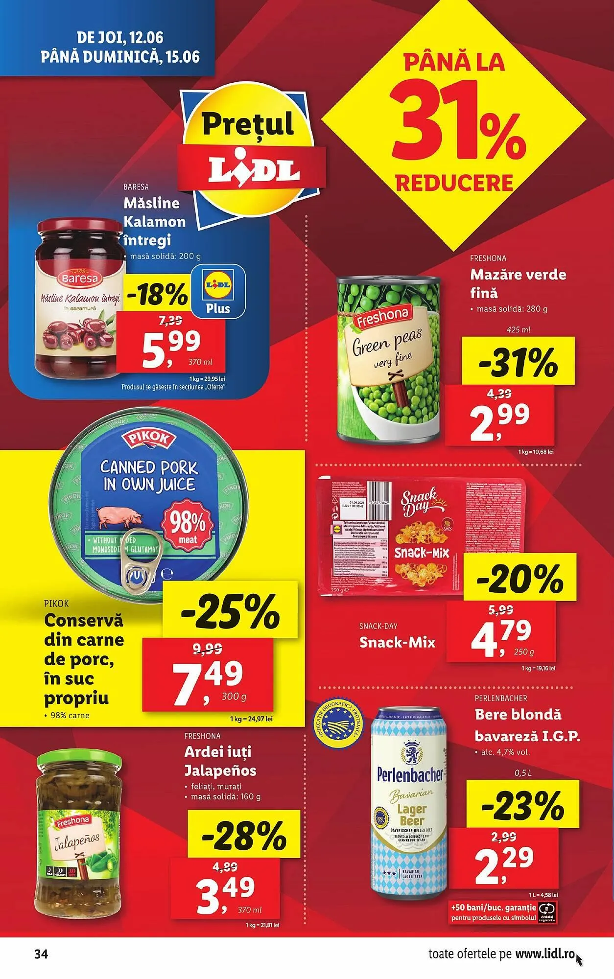 Catalog Catalog Lidl de la 9 iunie până la 15 iunie 2025 - Revista Pagina 34