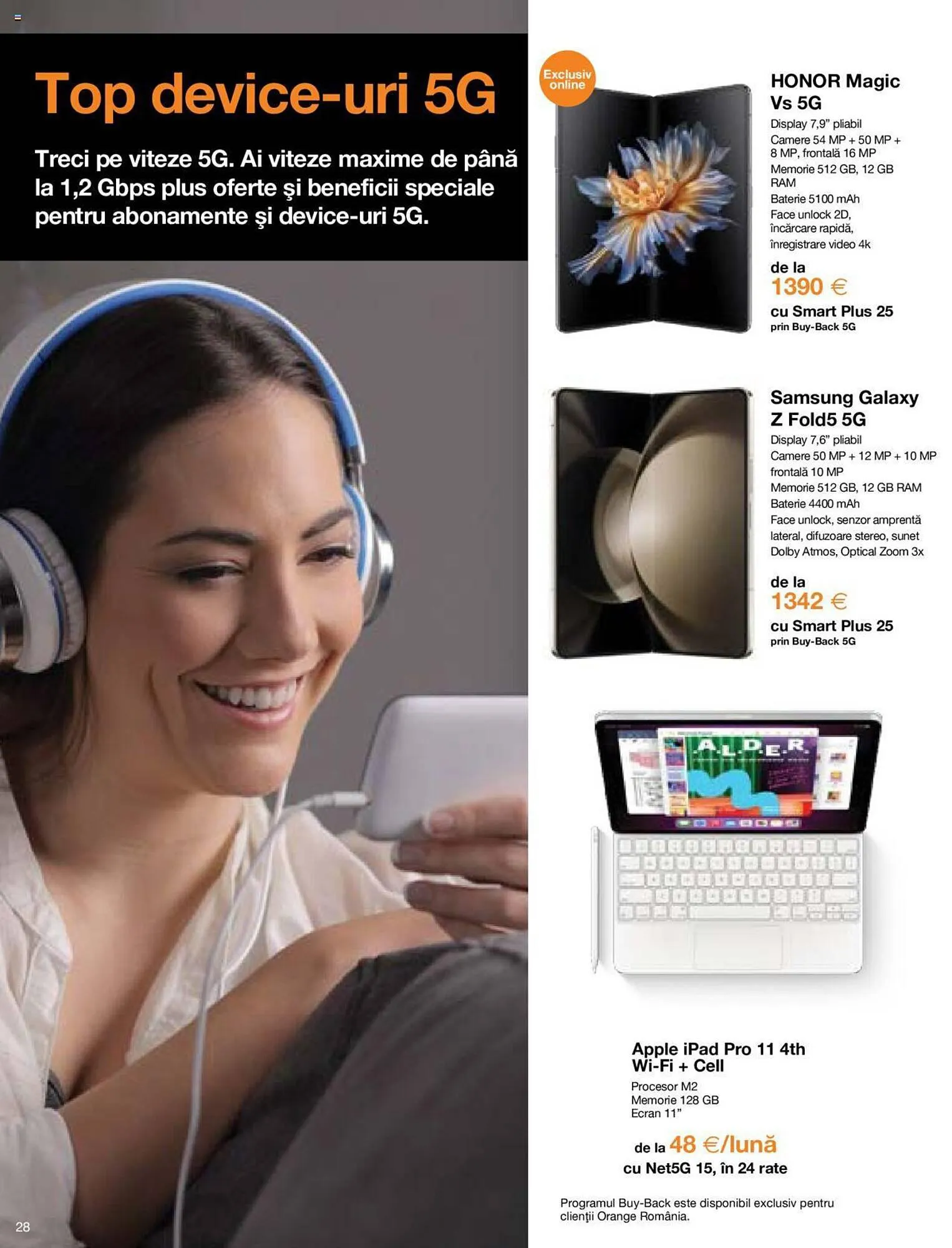 Catalog Orange catalog de la 5 septembrie până la 21 noiembrie 2023 - Revista Pagina 28