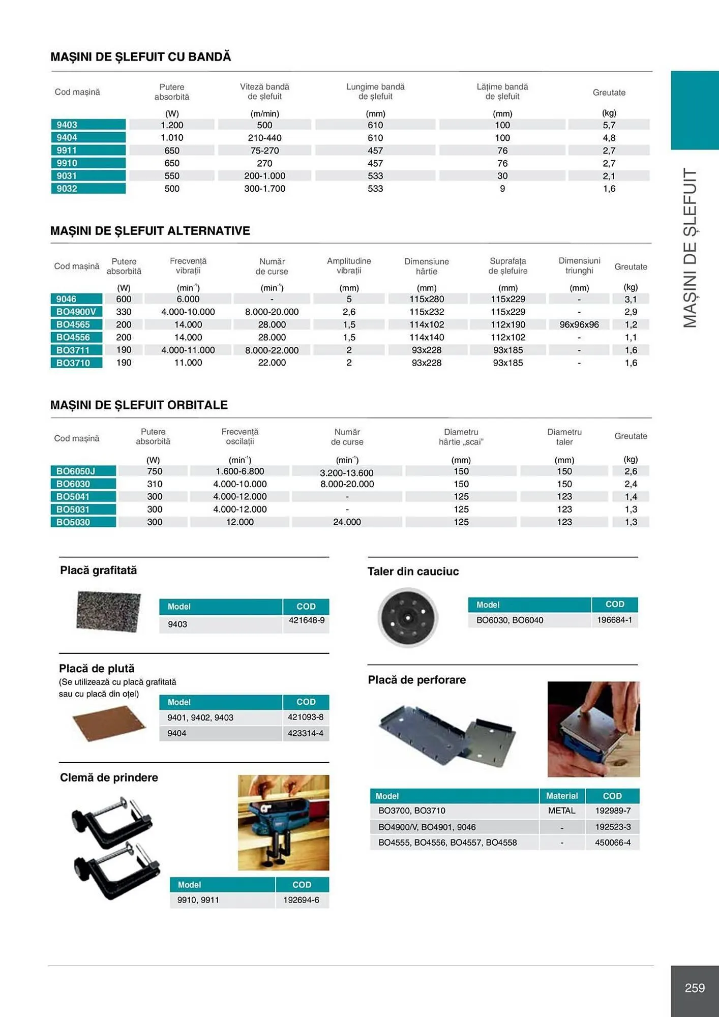 Catalog Catalog Makita de la 28 aprilie până la 31 decembrie 2026 - Revista Pagina 259