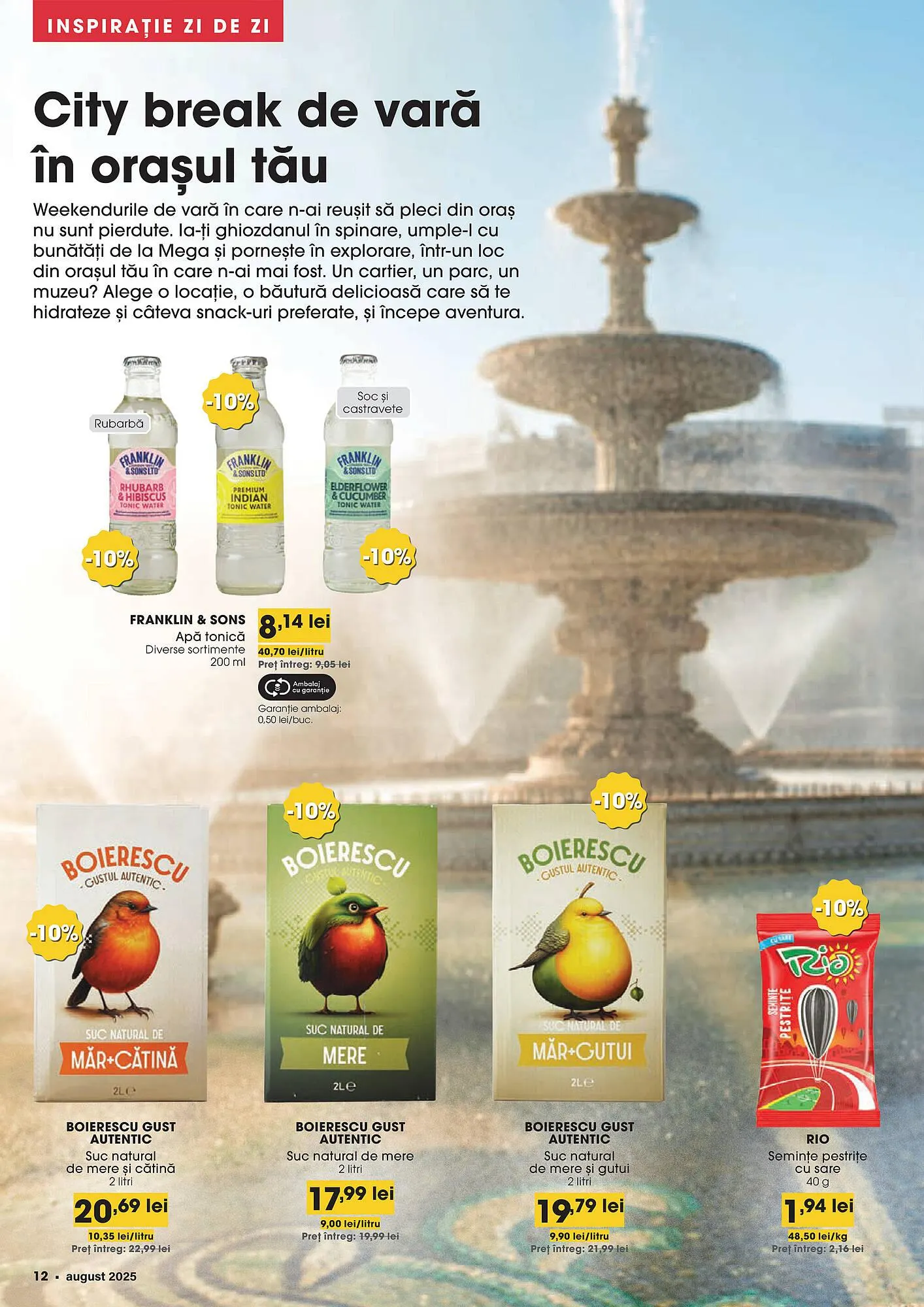 Catalog Catalog Mega Image de la 1 august până la 31 august 2025 - Revista Pagina 12