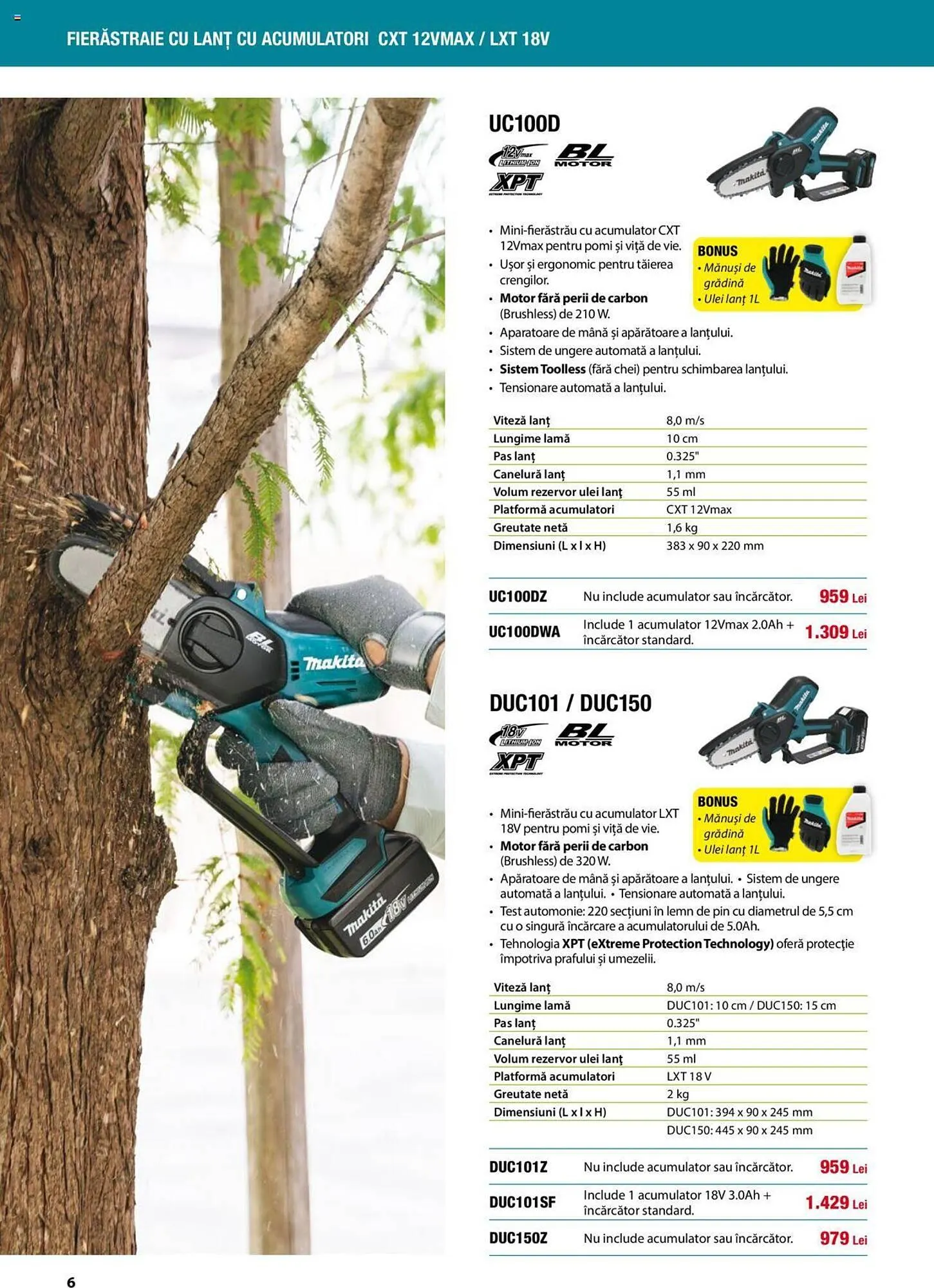 Catalog Makita catalog de la 1 septembrie până la 22 decembrie 2023 - Revista Pagina 6