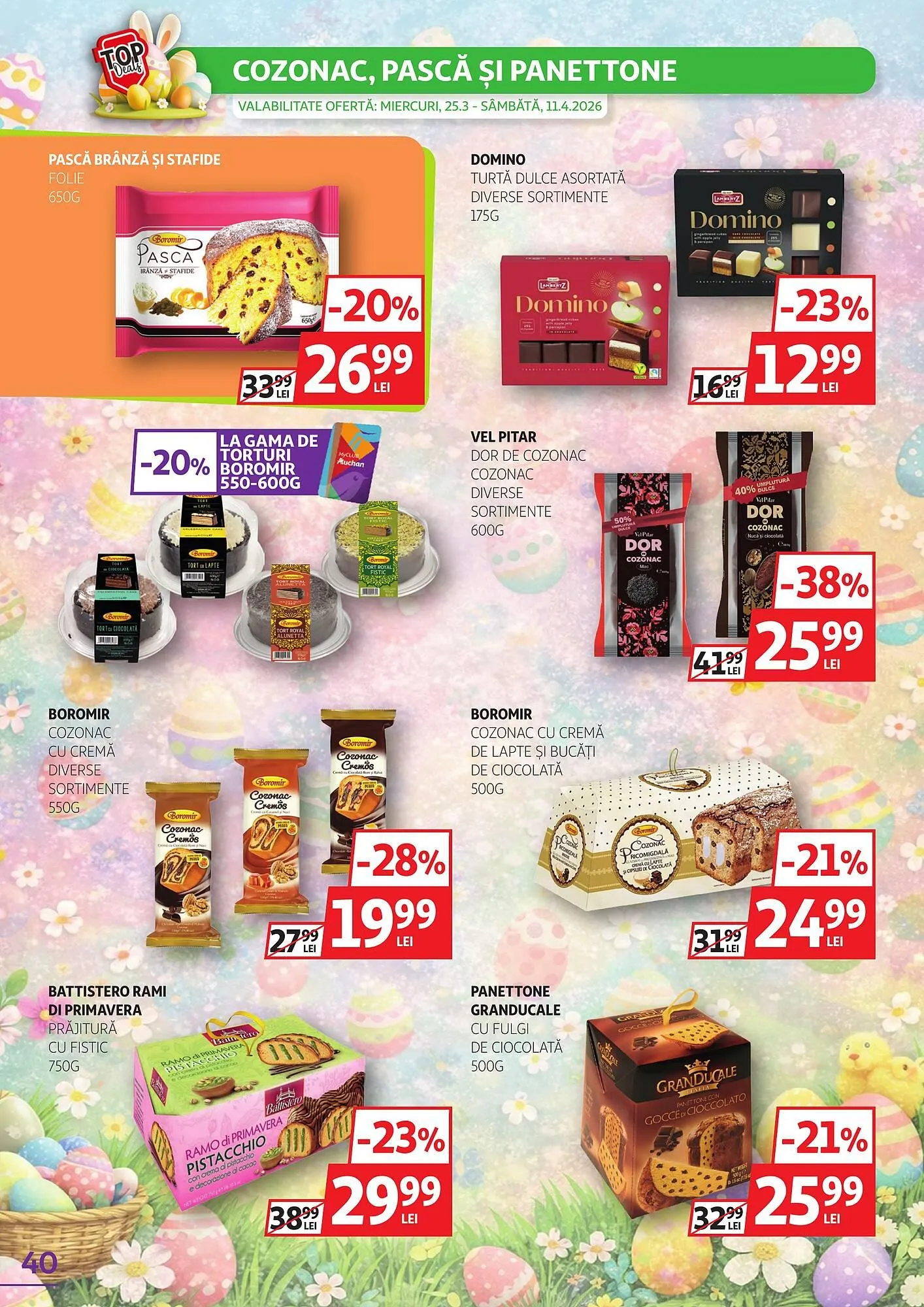Catalog Catalog Auchan de la 25 martie până la 11 aprilie 2026 - Revista Pagina 40