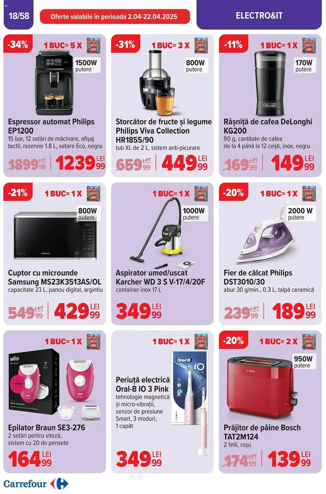 Catalog Catalog Carrefour de la 2 aprilie până la 13 aprilie 2025 - Revista Pagina 18