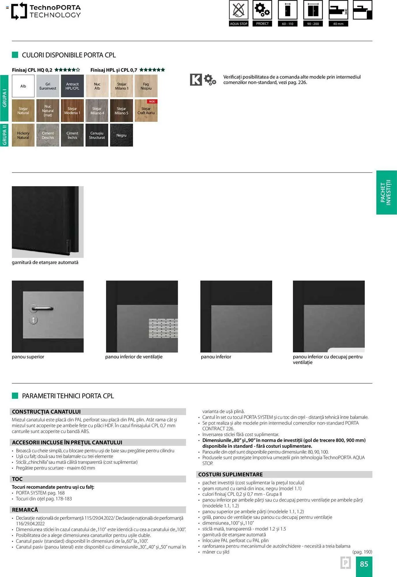 Catalog Сatalog Proges de la 13 septembrie până la 31 decembrie 2024 - Revista Pagina 85