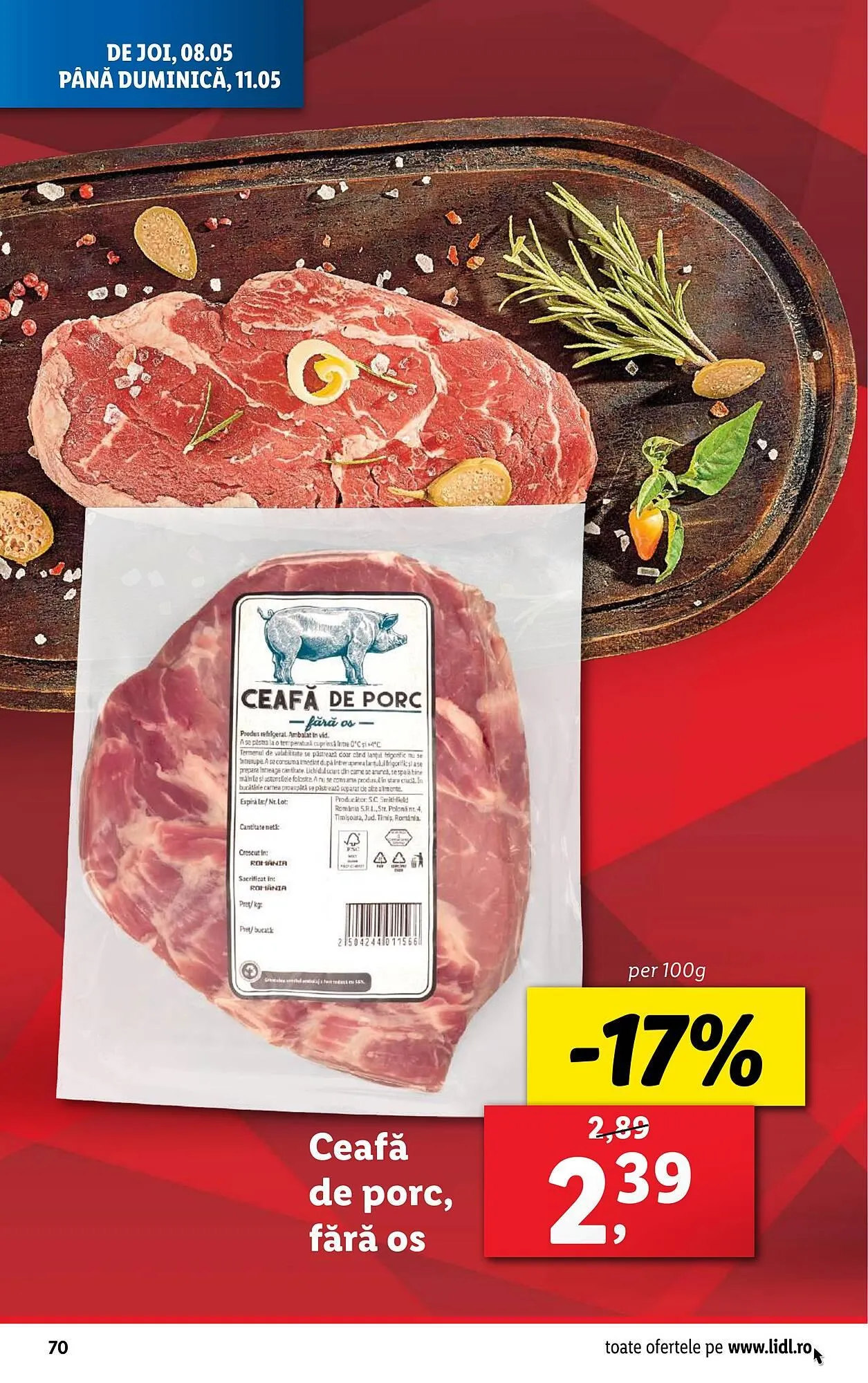 Catalog Catalog Lidl de la 5 mai până la 11 mai 2025 - Revista Pagina 70