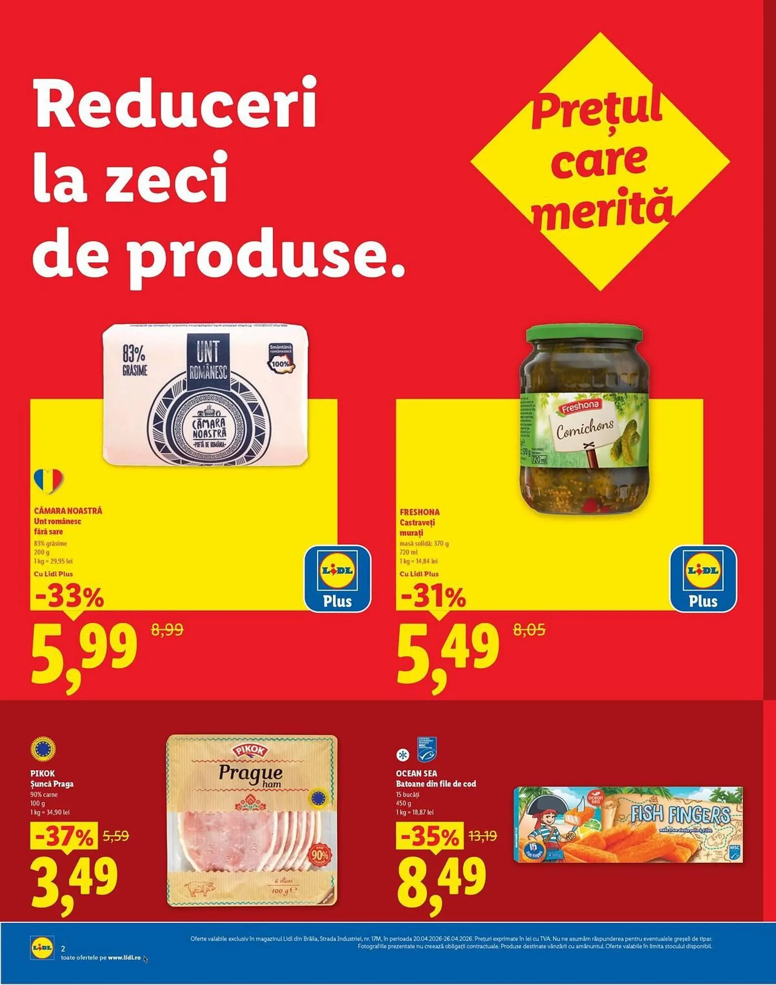 Catalog Catalog Lidl de la 20 aprilie până la 26 aprilie 2026 - Revista Pagina 2
