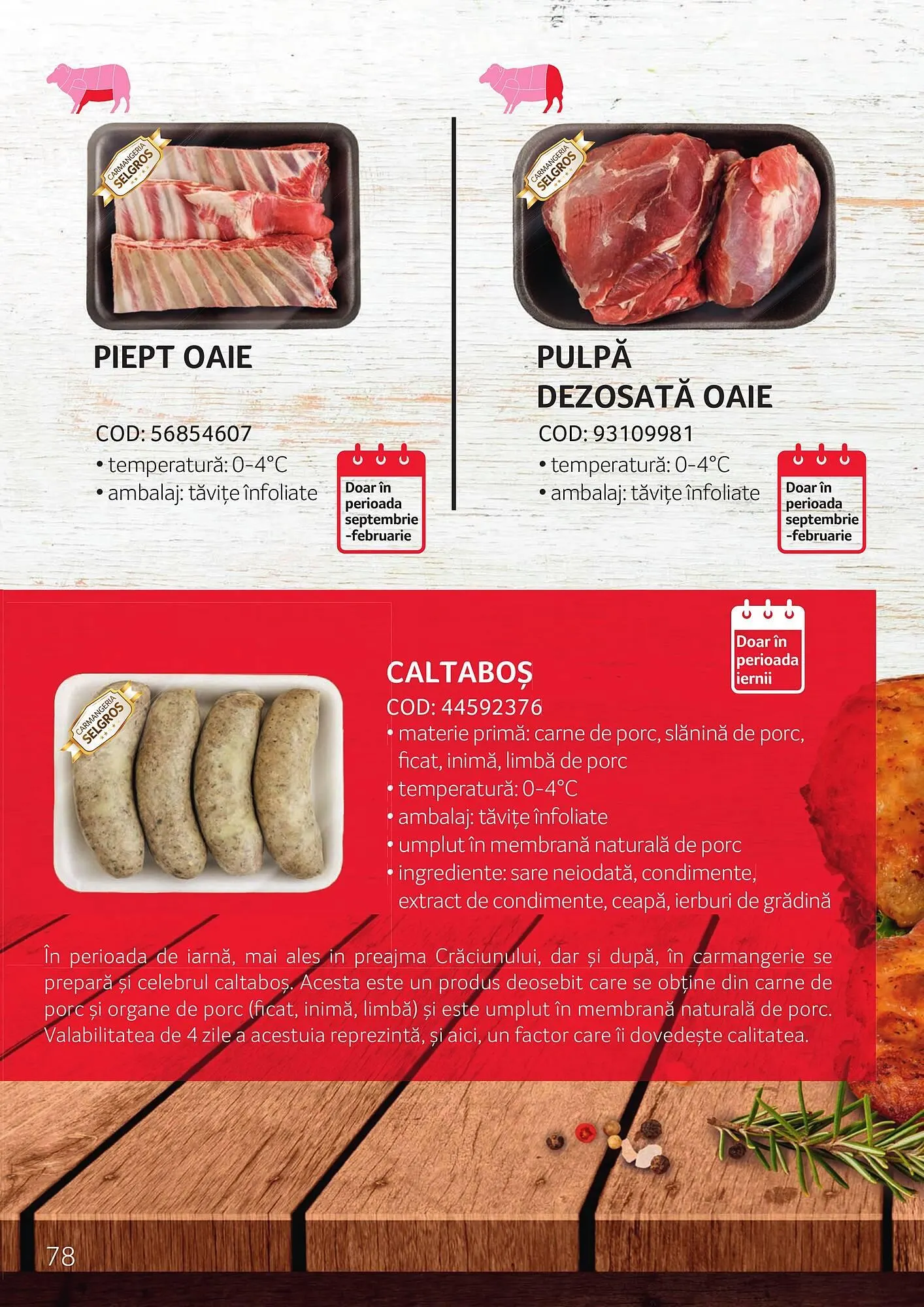 Catalog Catalog Selgros de la 3 octombrie până la 30 noiembrie 2025 - Revista Pagina 78