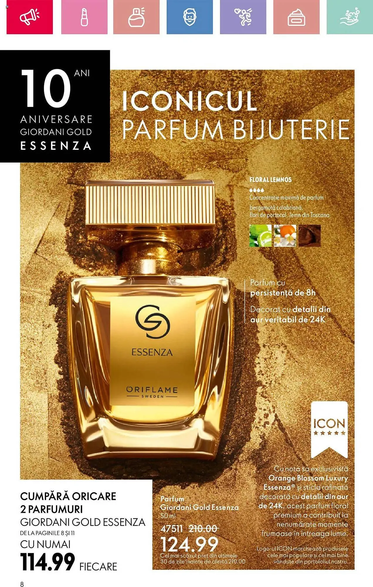Catalog Catalog Oriflame de la 13 aprilie până la 3 mai 2025 - Revista Pagina 8