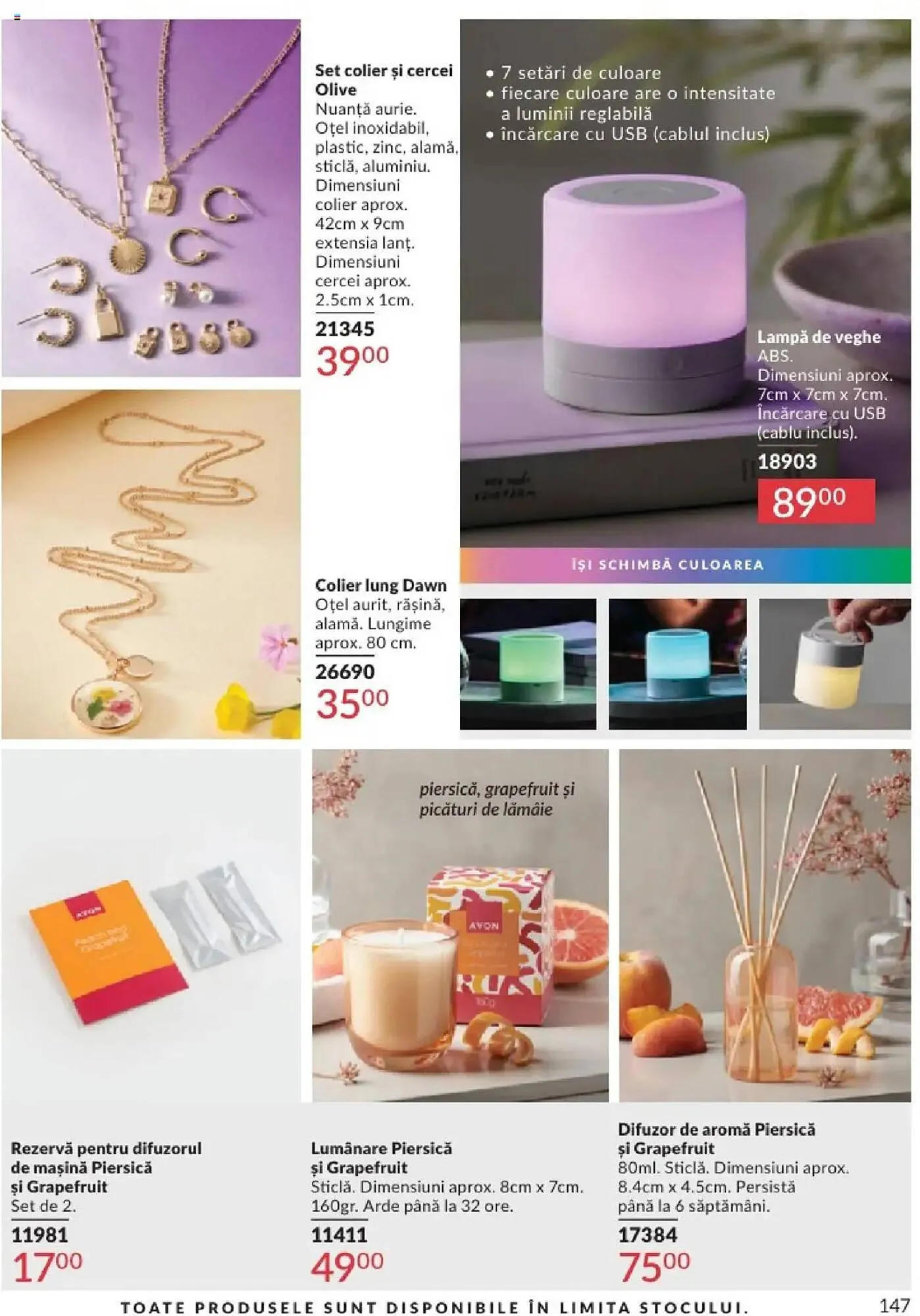 Catalog Catalog Avon de la 1 aprilie până la 30 aprilie 2025 - Revista Pagina 147