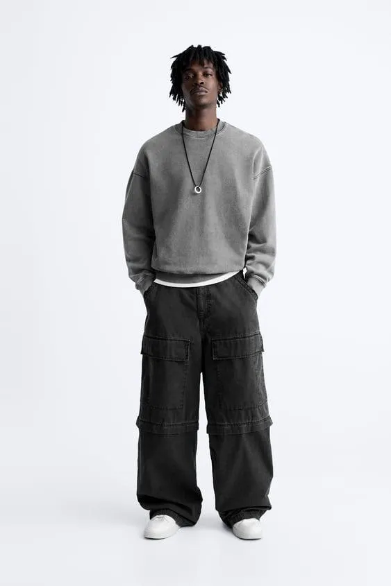 PANTALONI PARACHUTE CU PICIOARE DETAȘABILE