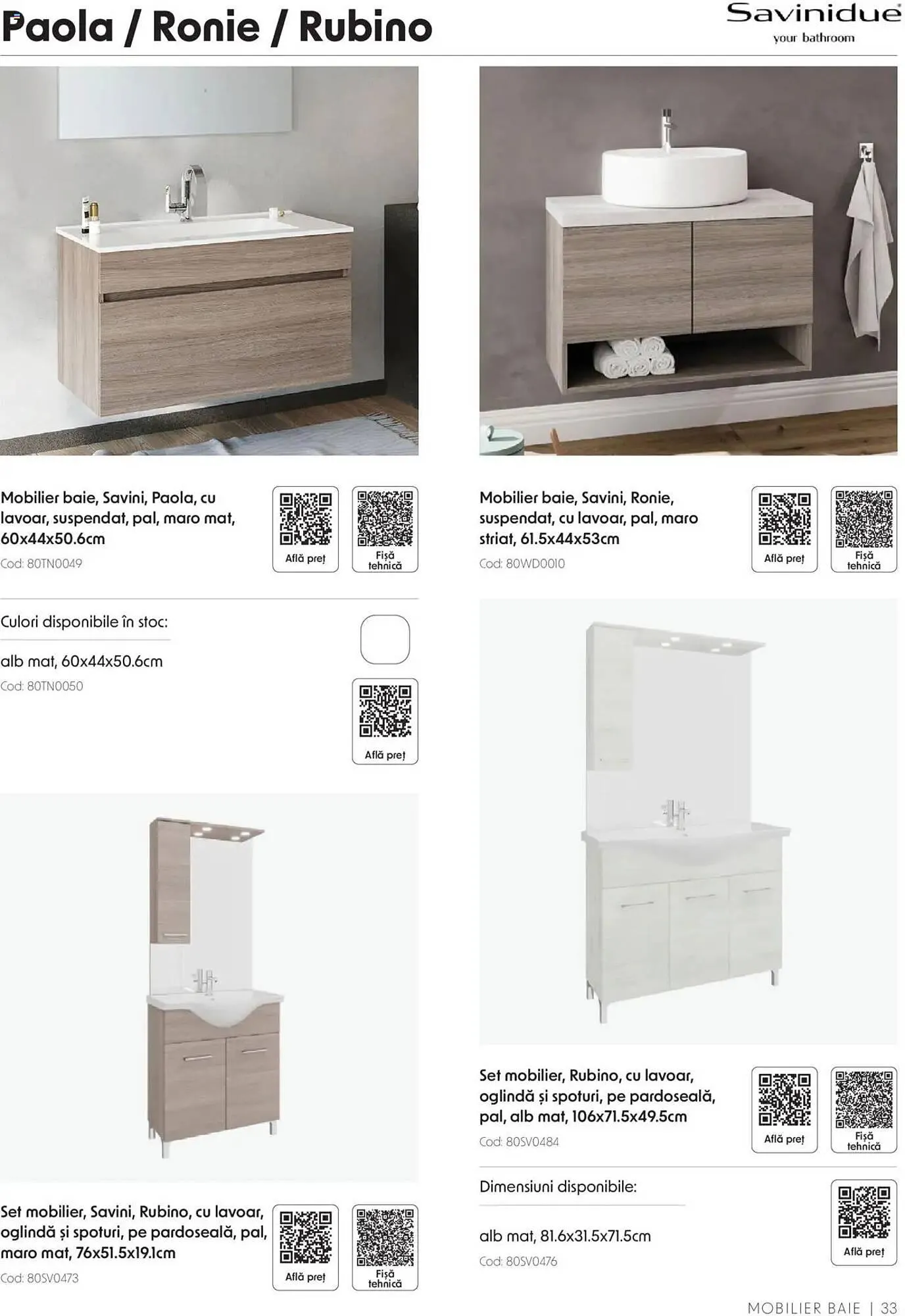 Catalog Catalog Romstal de la 25 noiembrie până la 12 ianuarie 2025 - Revista Pagina 33