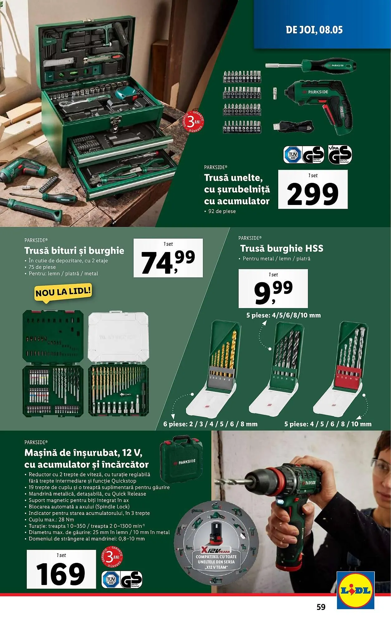 Catalog Catalog Lidl de la 5 mai până la 11 mai 2025 - Revista Pagina 59