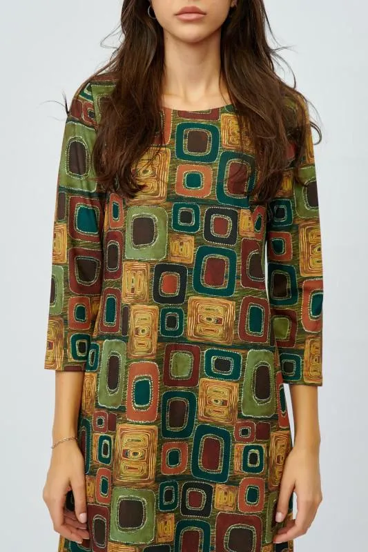 Rochie casual scurta din tricot plin usor evazata